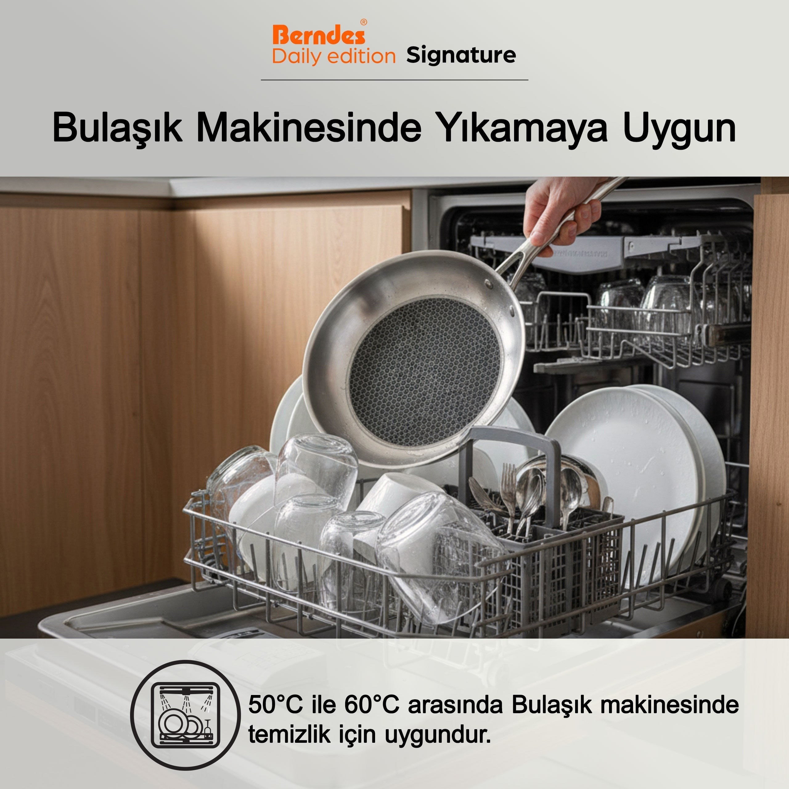Berndes Signature Paslanmaz Çelik Tava 20 Cm