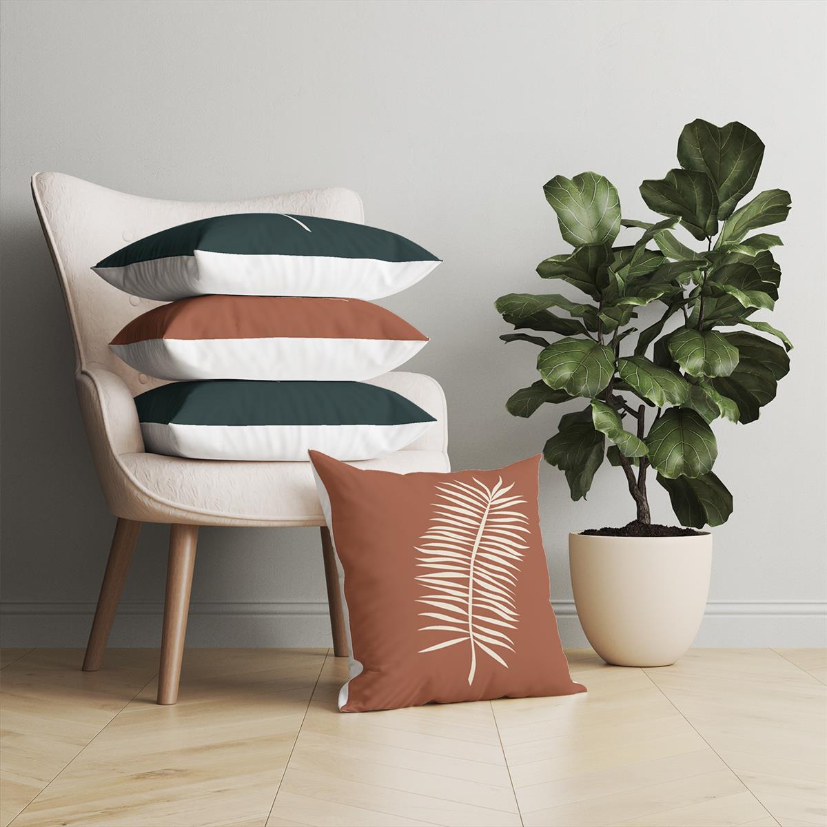Evdek Botanical 4lü Kırlent Kılıf Ds37