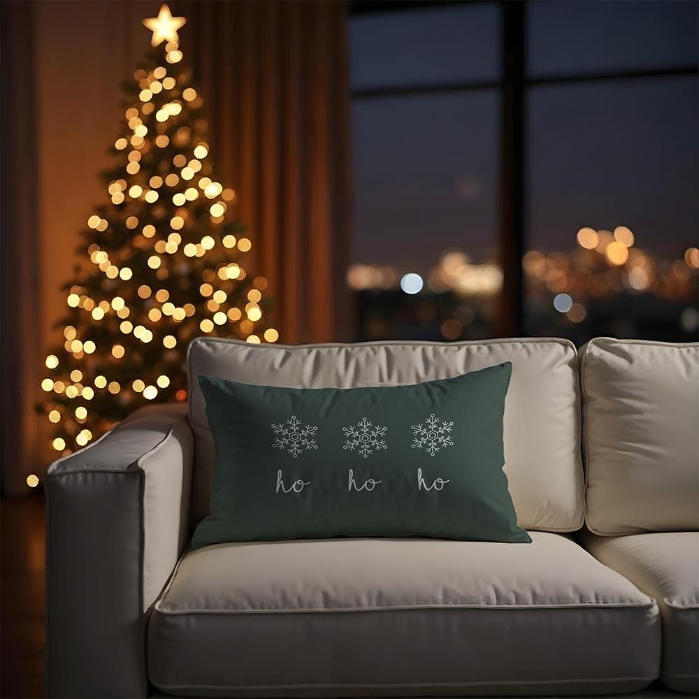 Evdek Christmas Çift Taraflı Dikdörtgen Kılıfı Ds10