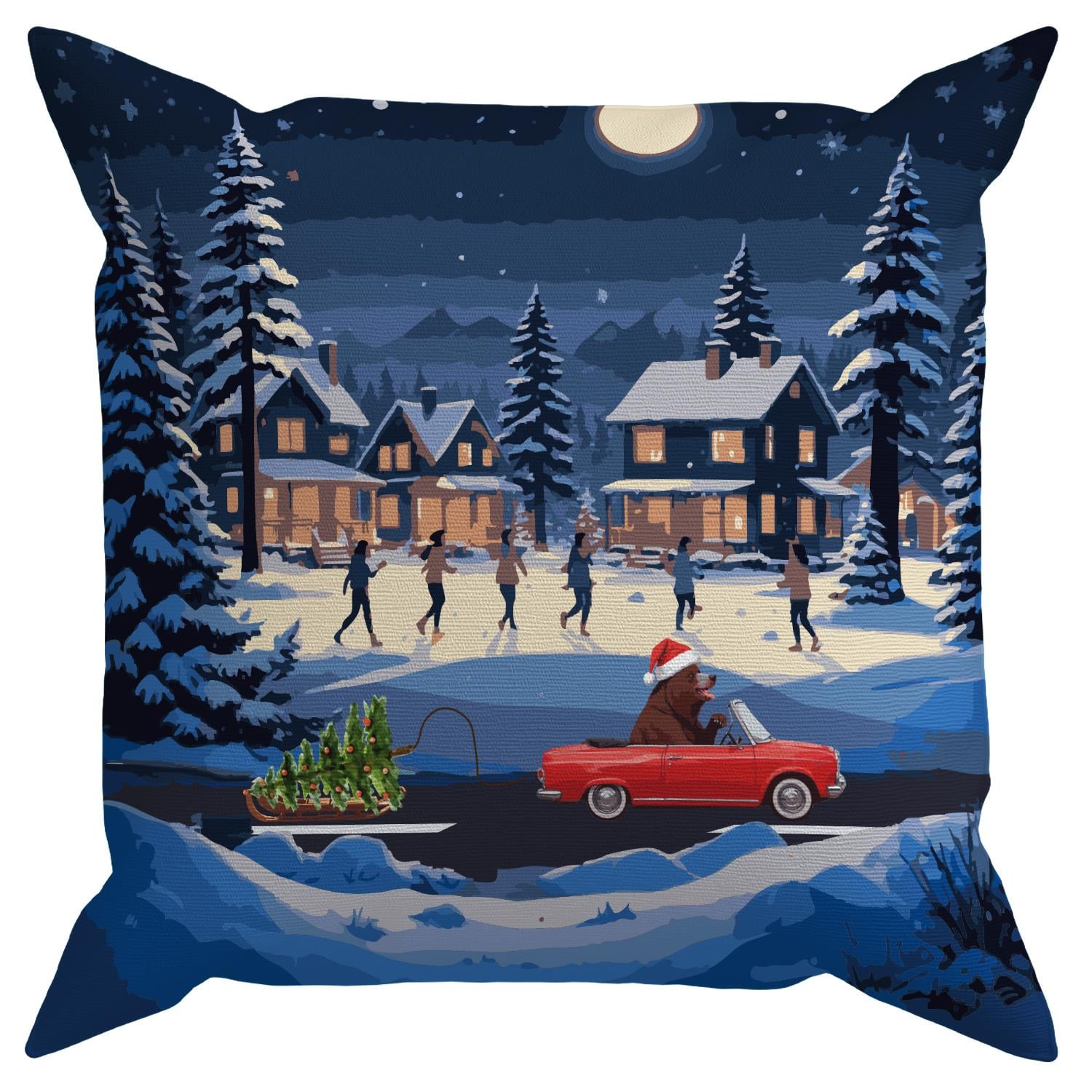 Evdek Christmas Kırlent Kılıfı Ds11