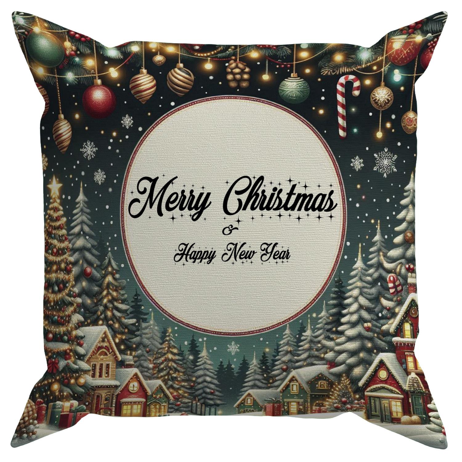 Evdek Christmas Kırlent Kılıfı Ds4