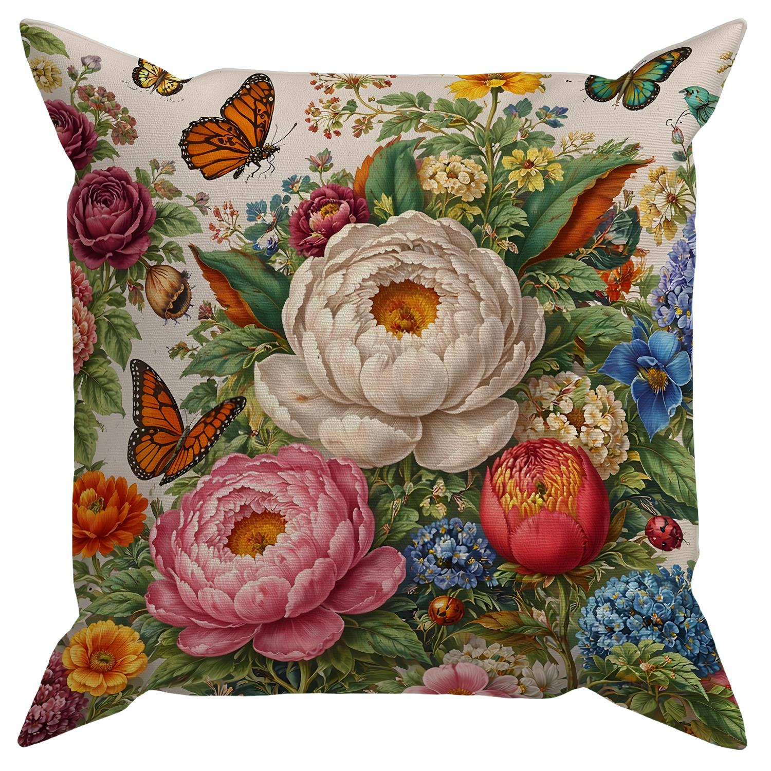 Evdek Çift Tarafı Baskılı 4’lü Kırlent Kılıfı 6EOD15