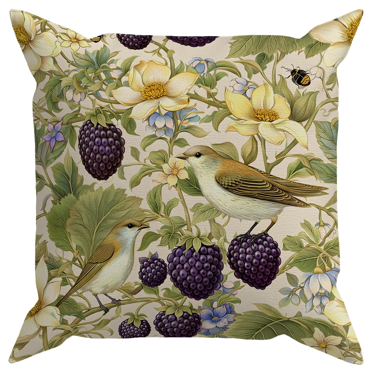 Evdek Çift Tarafı Baskılı 4’lü Kırlent Kılıfı 6EOD15