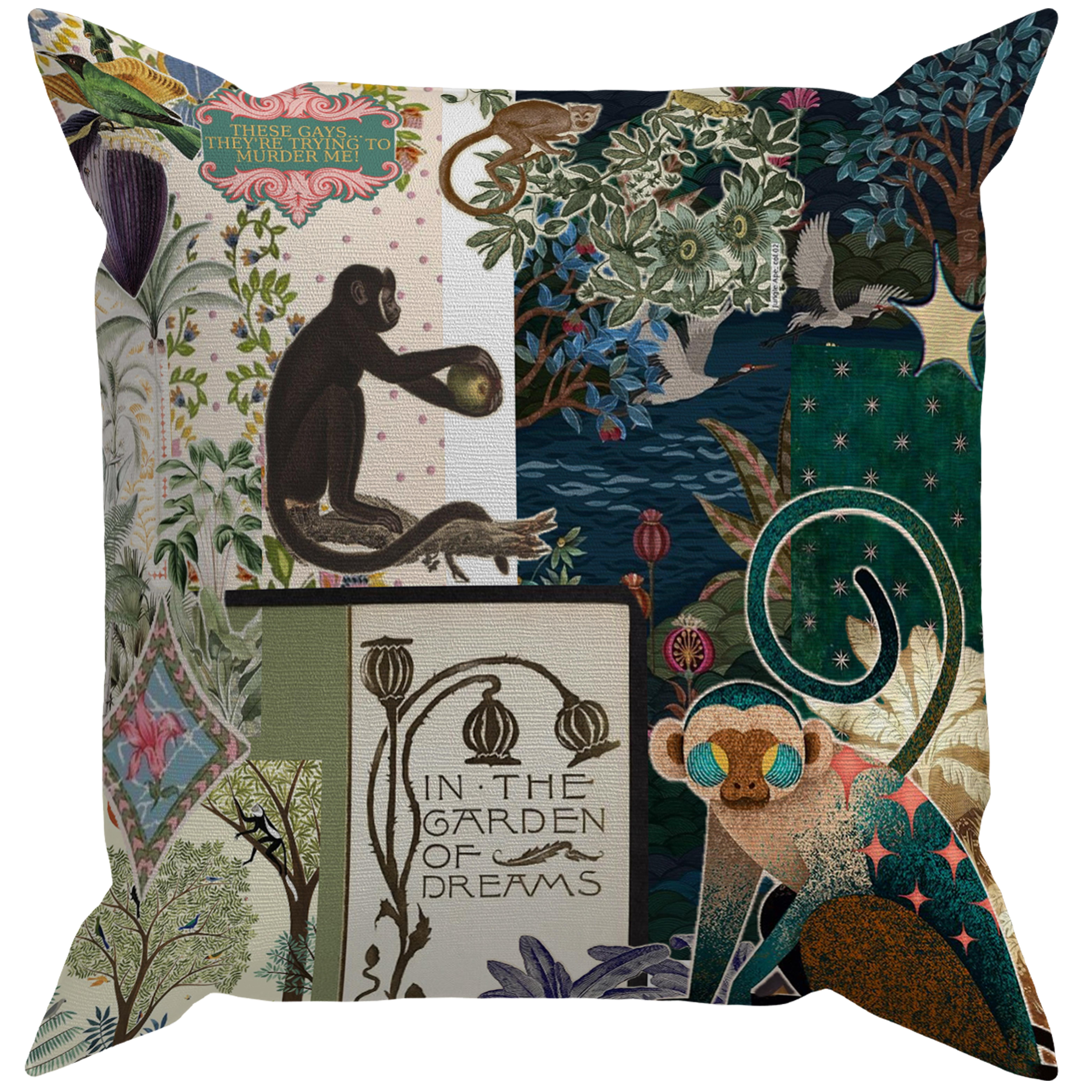 Evdek Çift Tarafı Baskılı Kırlent Kılıfı 6EOD11