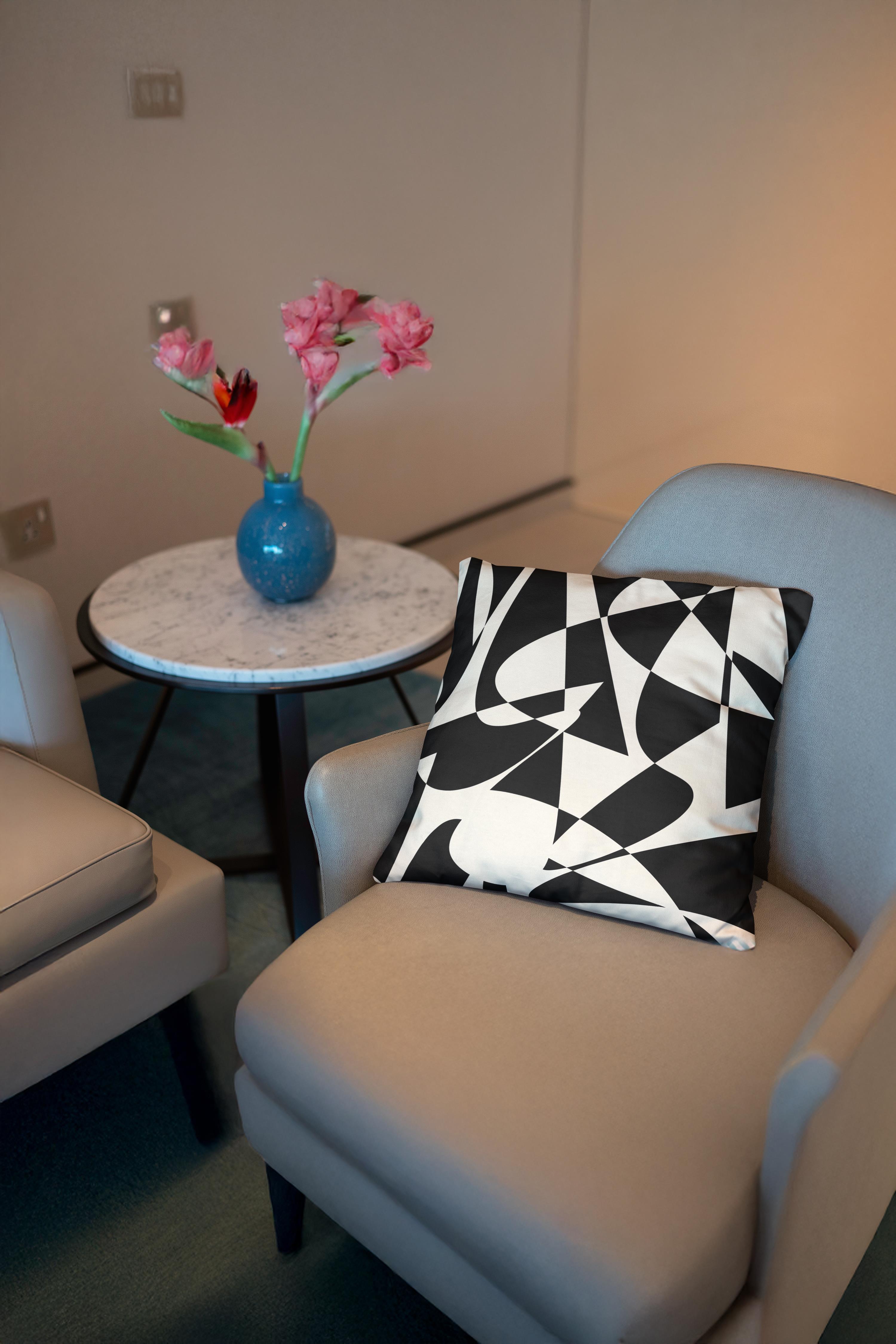 Evdek Çift Tarafı Baskılı Kırlent Kılıfı 6EBD1