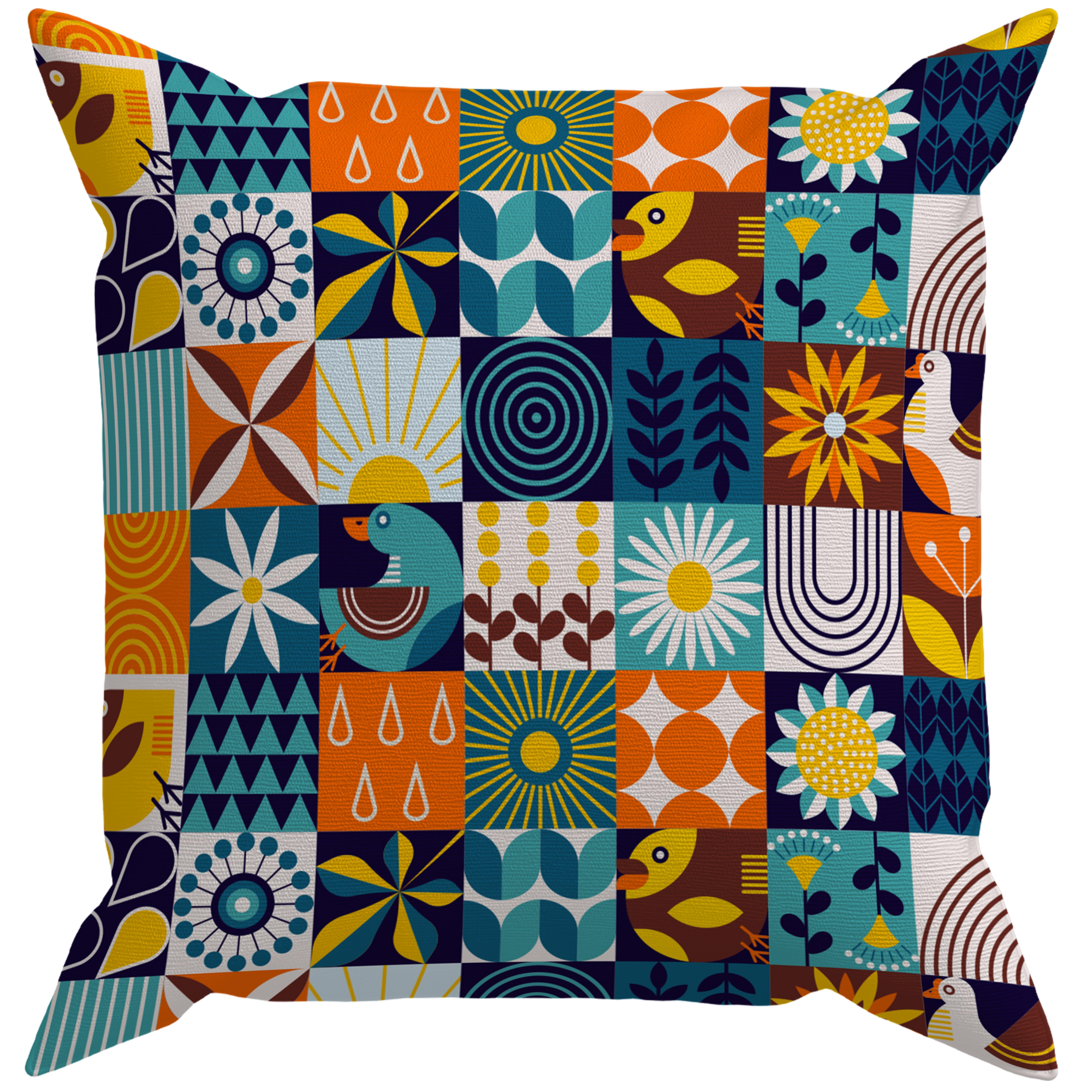 Evdek Çift Tarafı Baskılı Kırlent Kılıfı 6EOD35