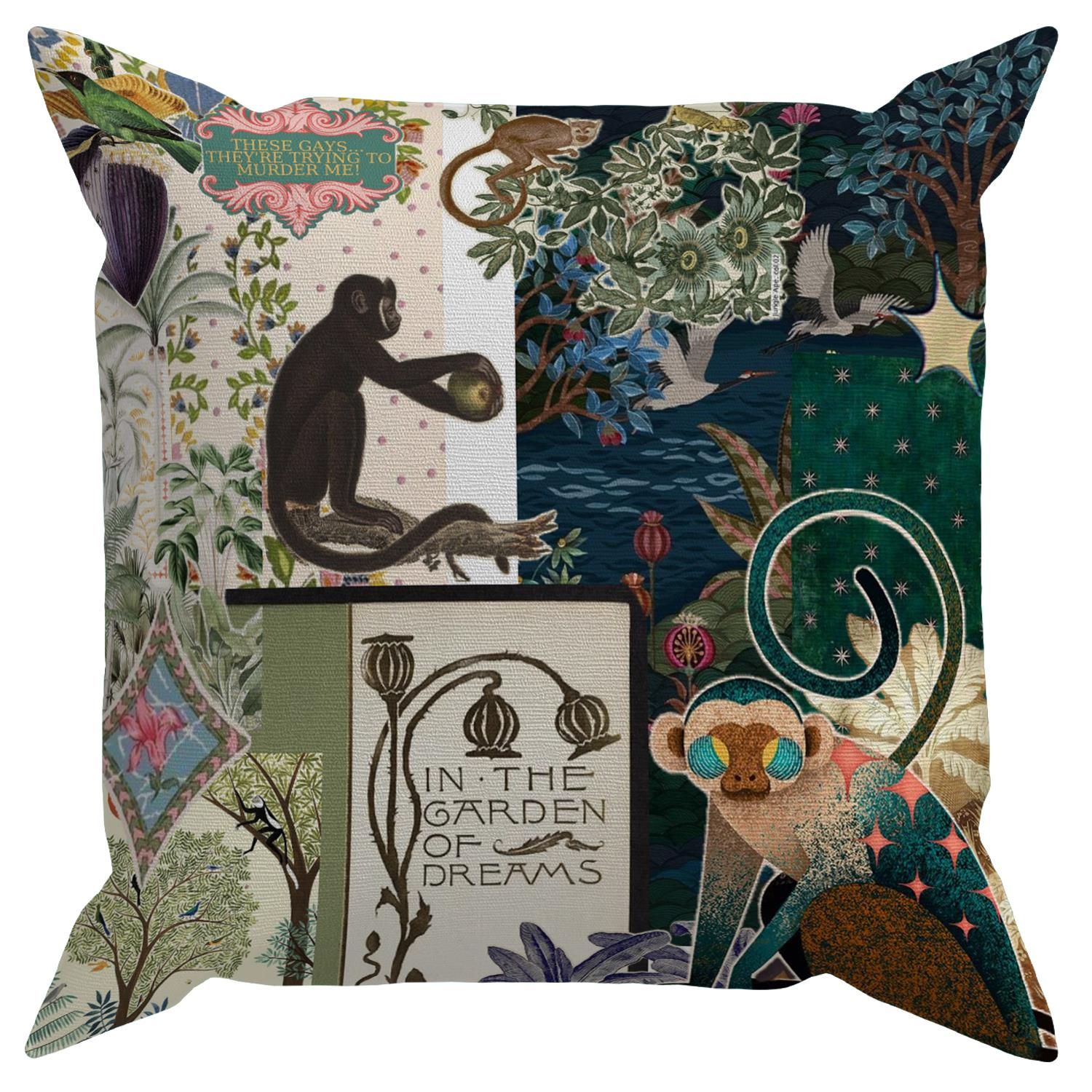 Evdek Çift Tarafı Baskılı Kırlent Kılıfı 6EOD11