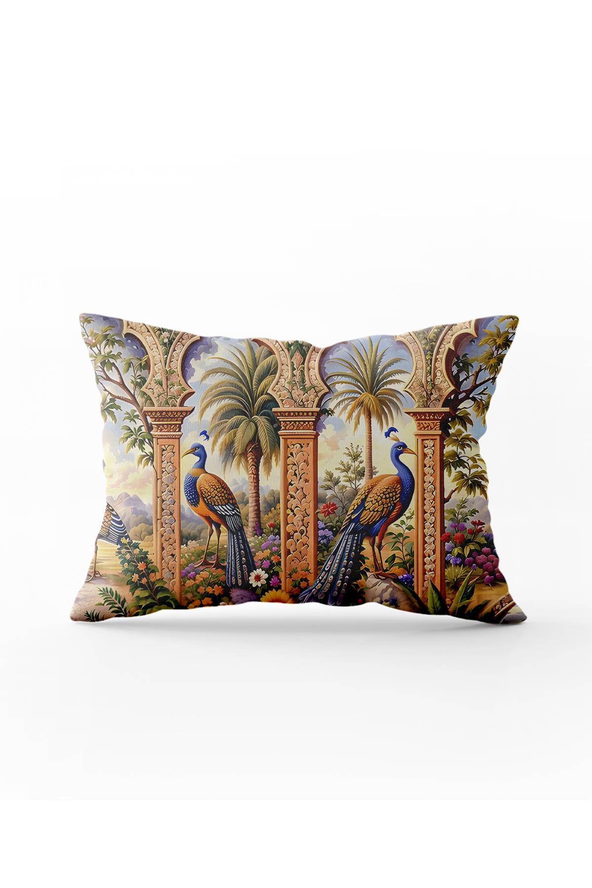 Evdek Çift Taraflı Dikdörtgen Kırlent Kılıfı 6EMD20