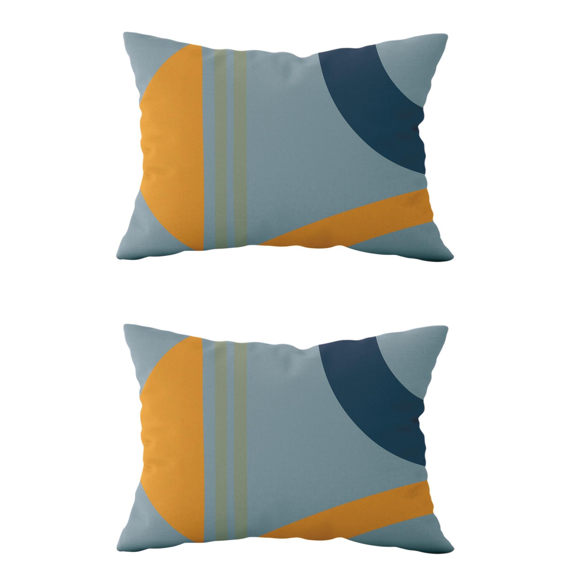 Evdek Çift Taraflı Dikdörtgen Kırlent Kılıf 2’li KL31