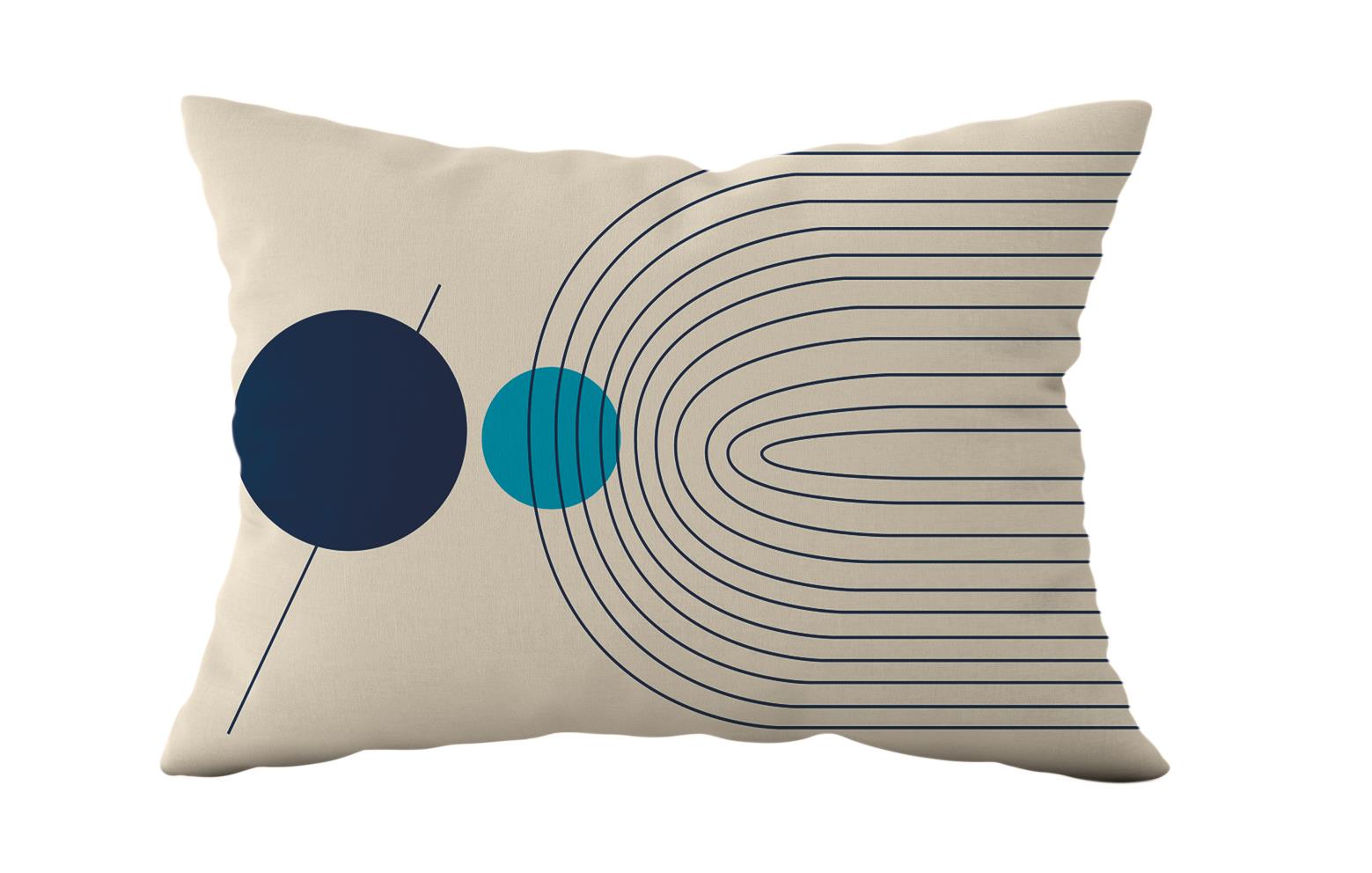 Evdek Çift Taraflı Dikdörtgen Kırlent Kılıf 2li Ds66