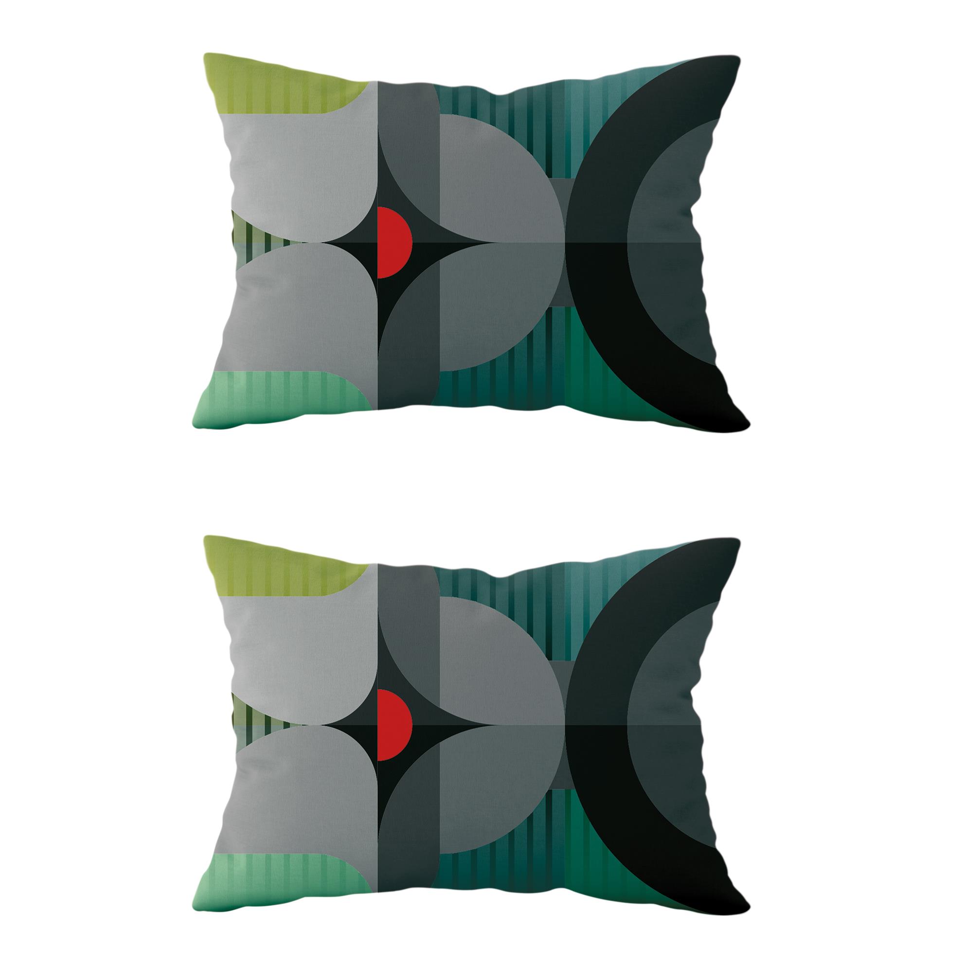 Evdek Çift Taraflı Dikdörtgen Kırlent Kılıf 2li Ds70