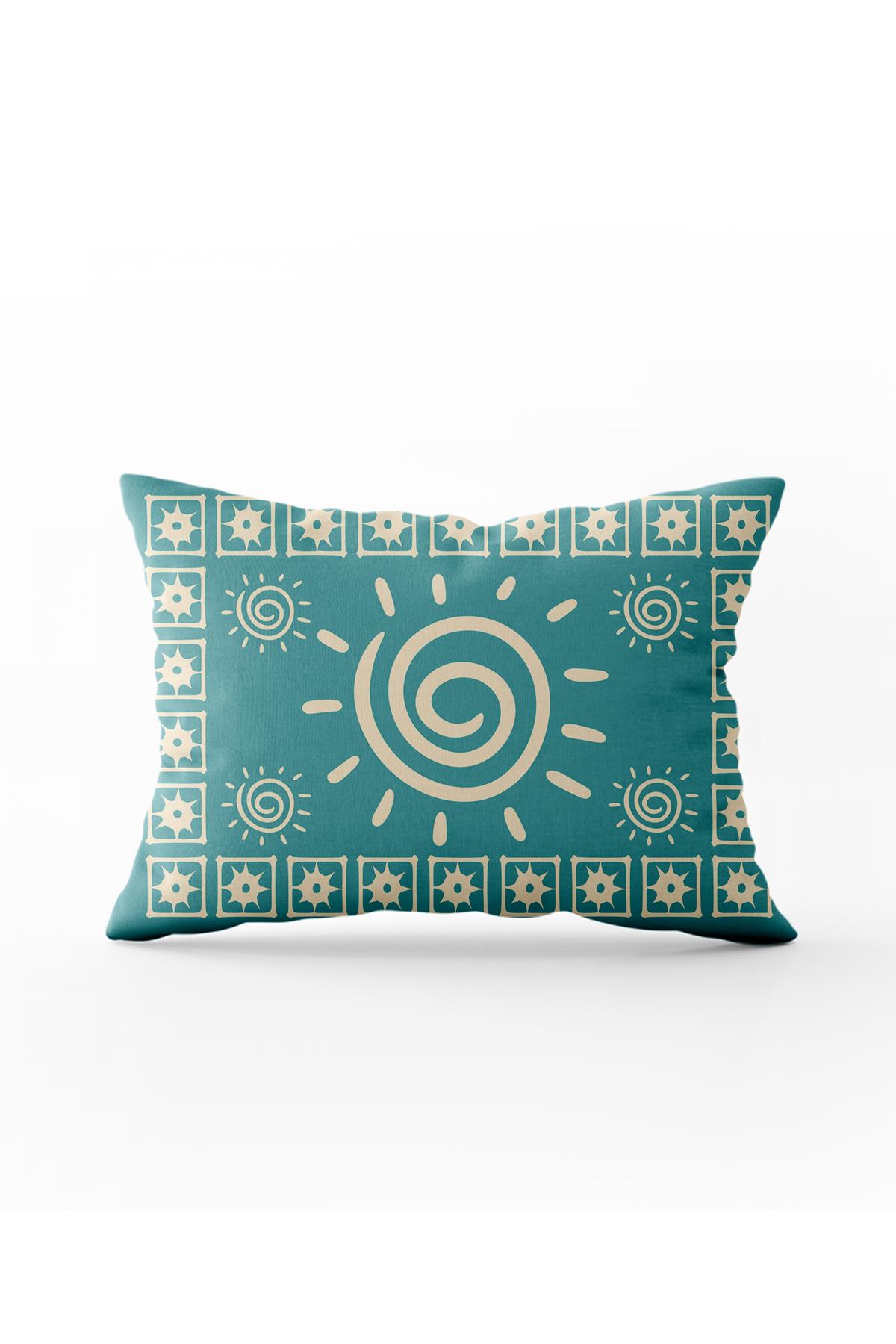 Evdek Çift Taraflı Dikdörtgen Kırlent Kılıfı TK37