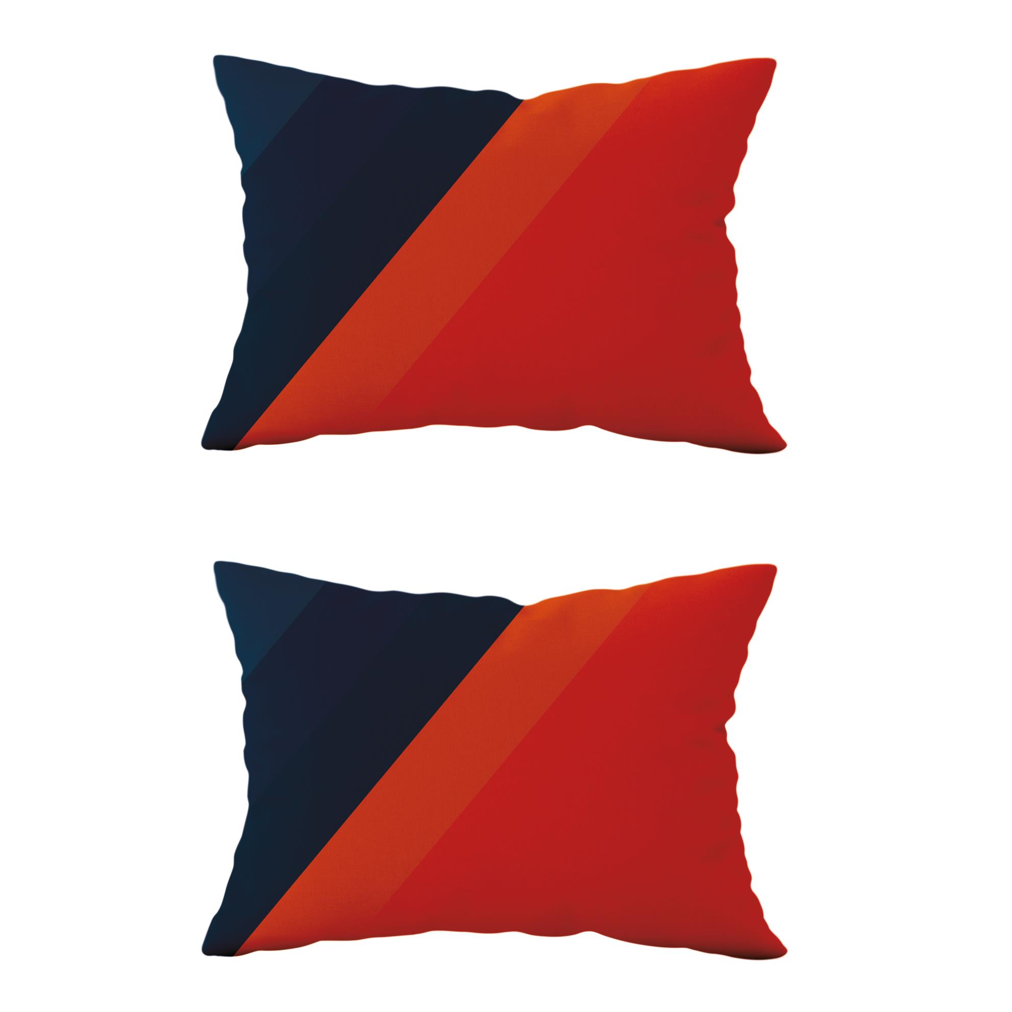 Evdek Çift Taraflı Dikdörtgen Kırlent Kılıf 2li Ds98