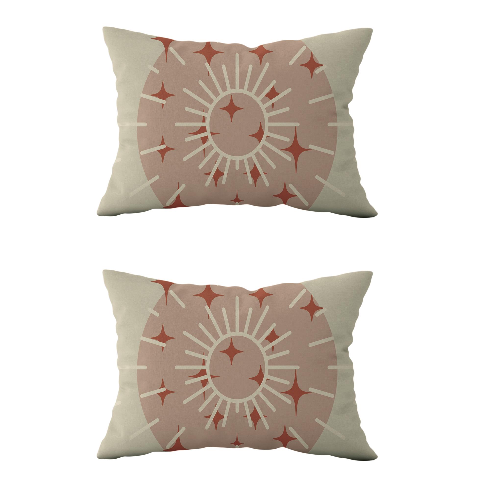 Evdek Çift Taraflı Dikdörtgen Kırlent Kılıf 2’li KL23