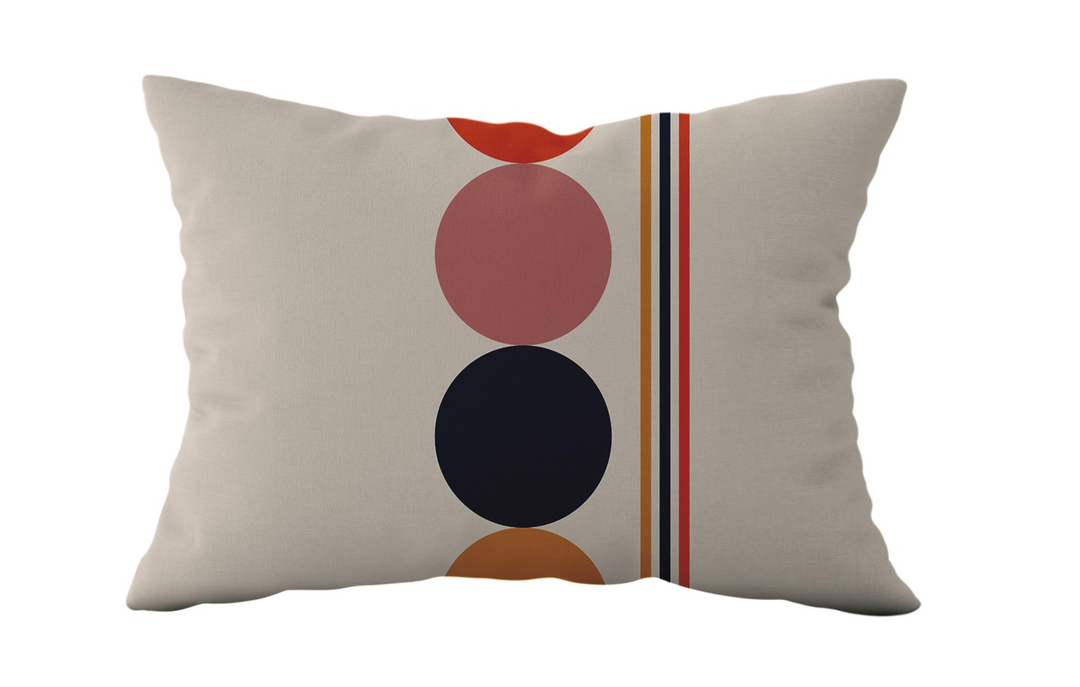 Evdek Çift Taraflı Dikdörtgen Kırlent Kılıf 2li Ds93