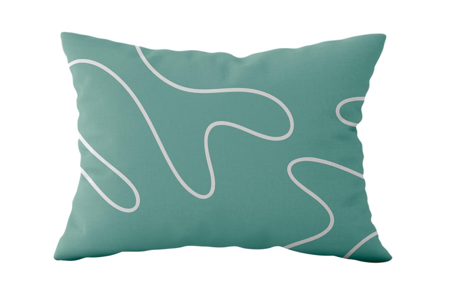 Evdek Çift Taraflı Dikdörtgen Kırlent Kılıf 2li Ds18