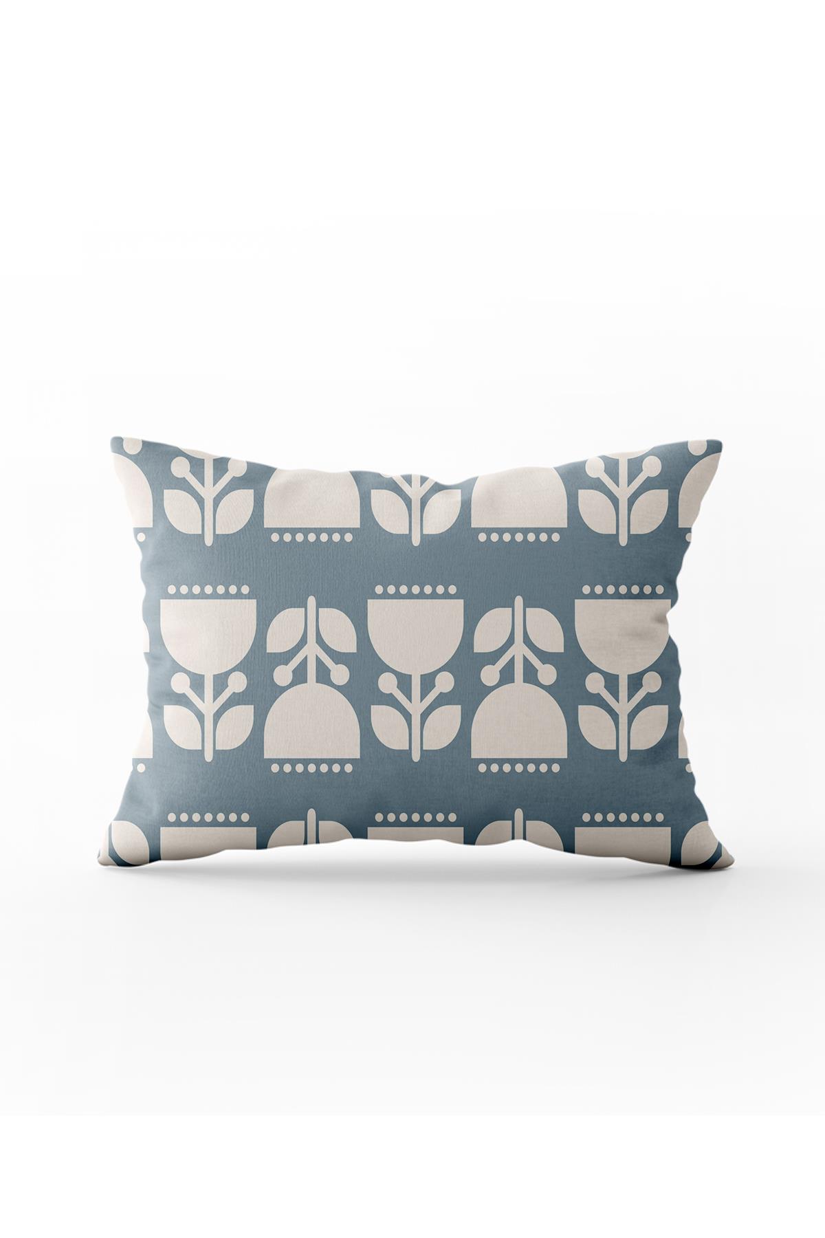 Evdek Çift Taraflı Dikdörtgen Kırlent Kılıfı TK36