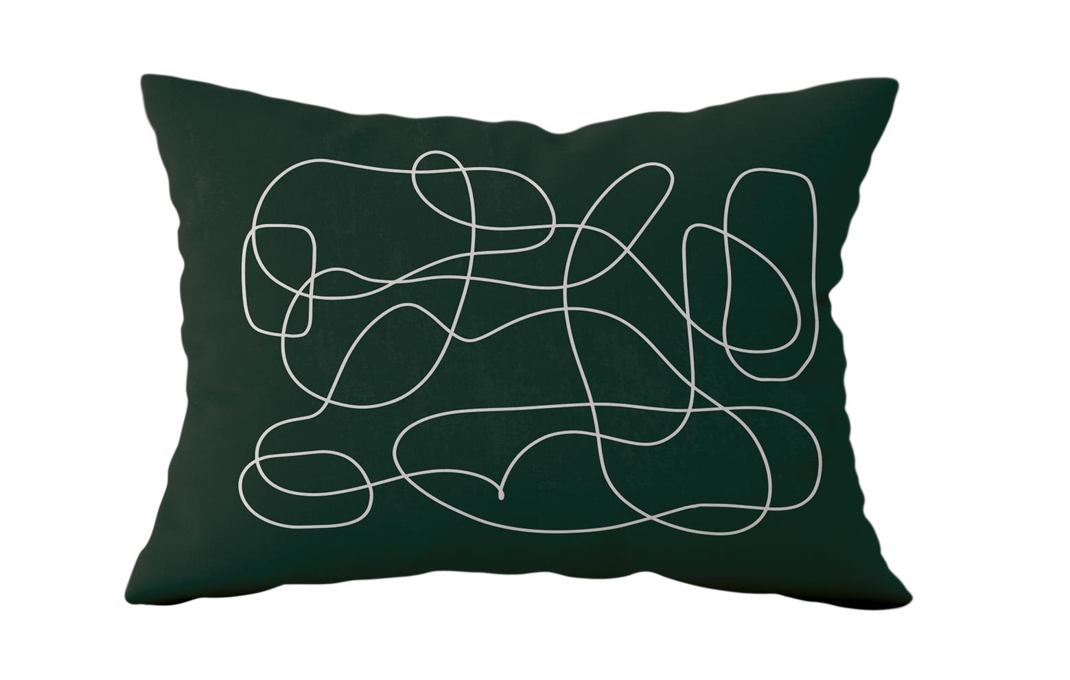 Evdek Çift Taraflı Dikdörtgen Kırlent Kılıf 2li Ds37