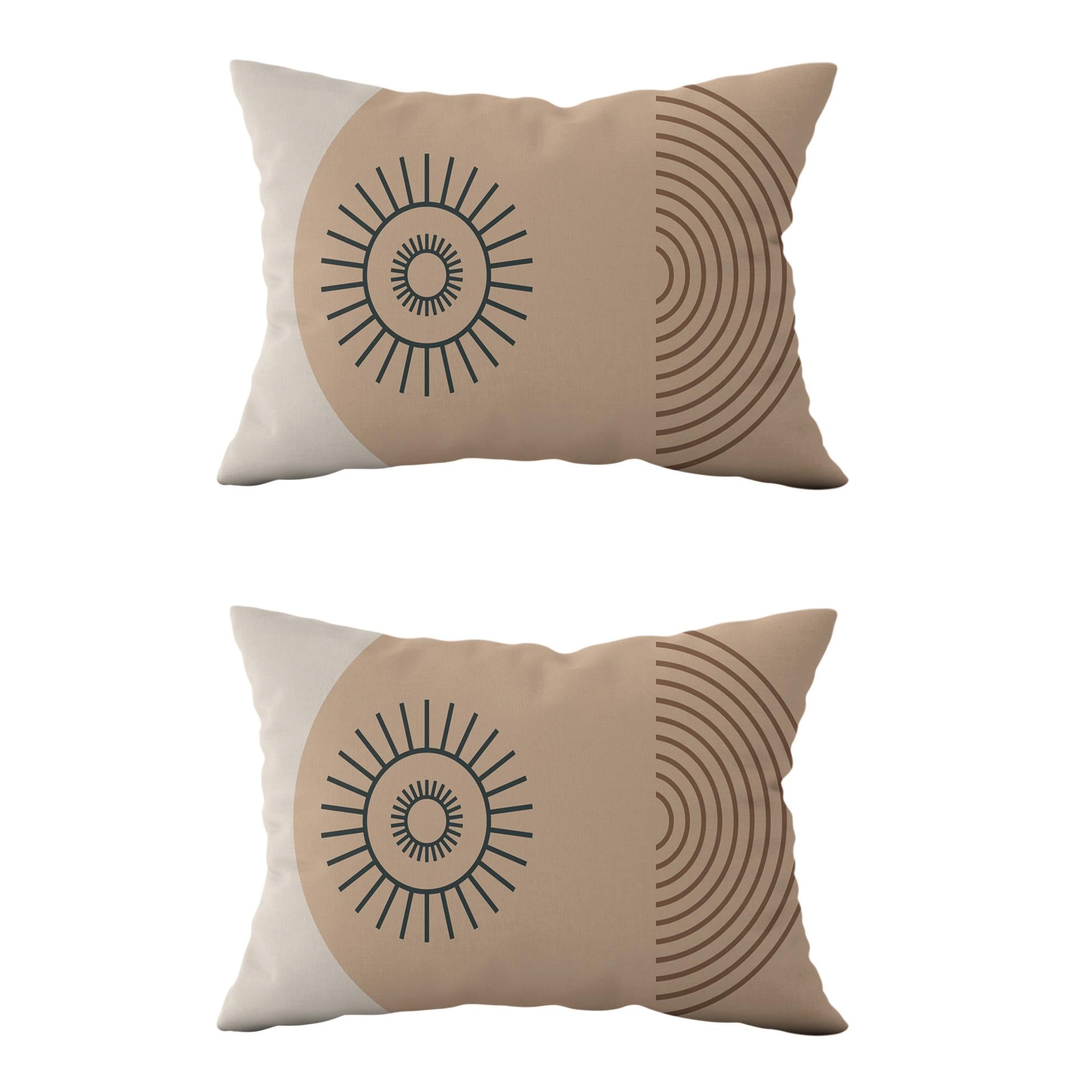 Evdek Çift Taraflı Dikdörtgen Kırlent Kılıf 2’li KL22