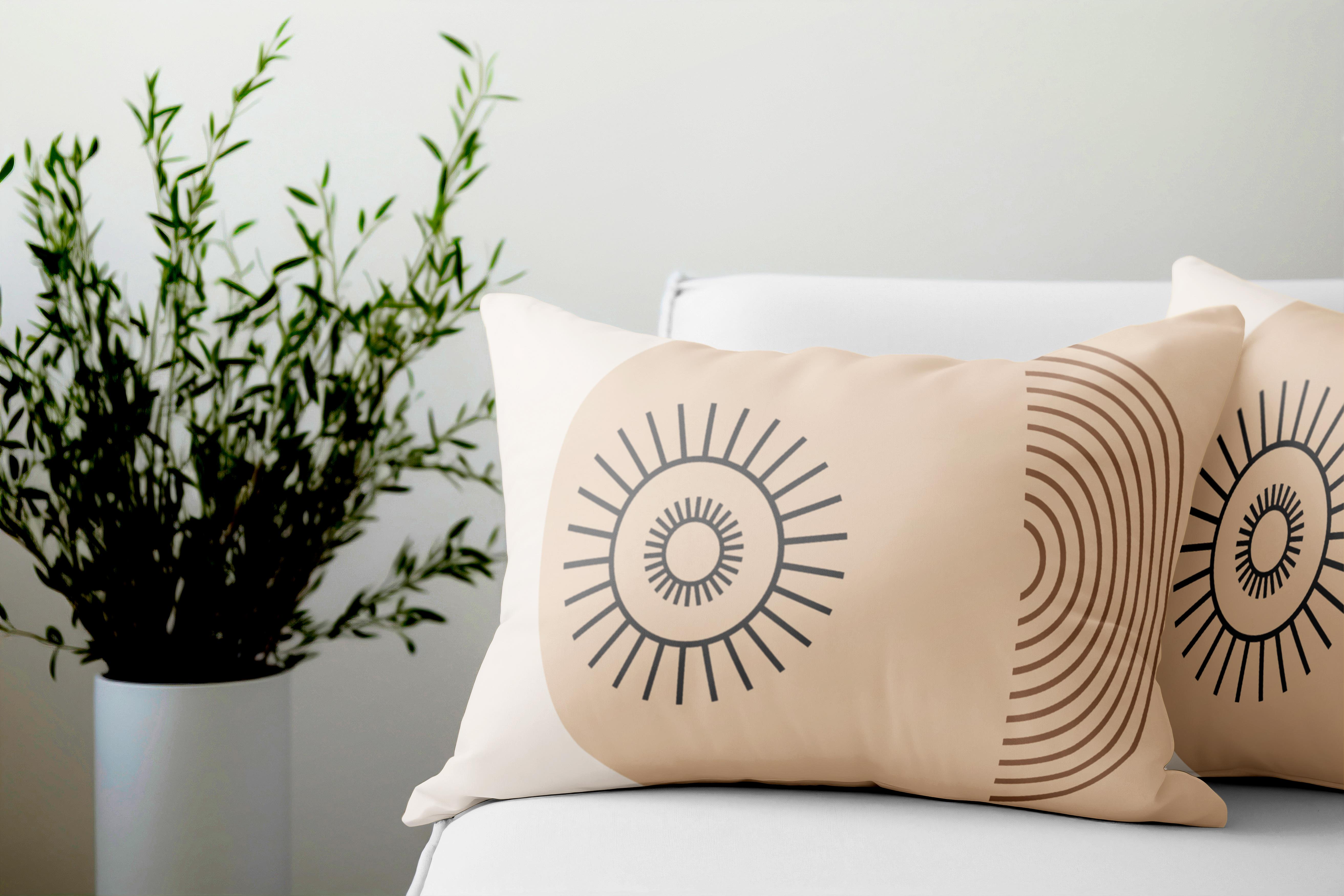 Evdek Çift Taraflı Dikdörtgen Kırlent Kılıf 2’li KL22