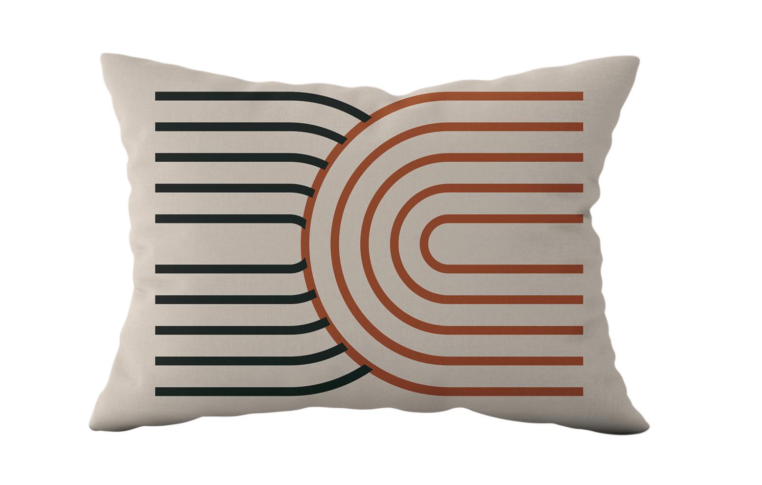 Evdek Çift Taraflı Dikdörtgen Kırlent Kılıf 2li Ds94