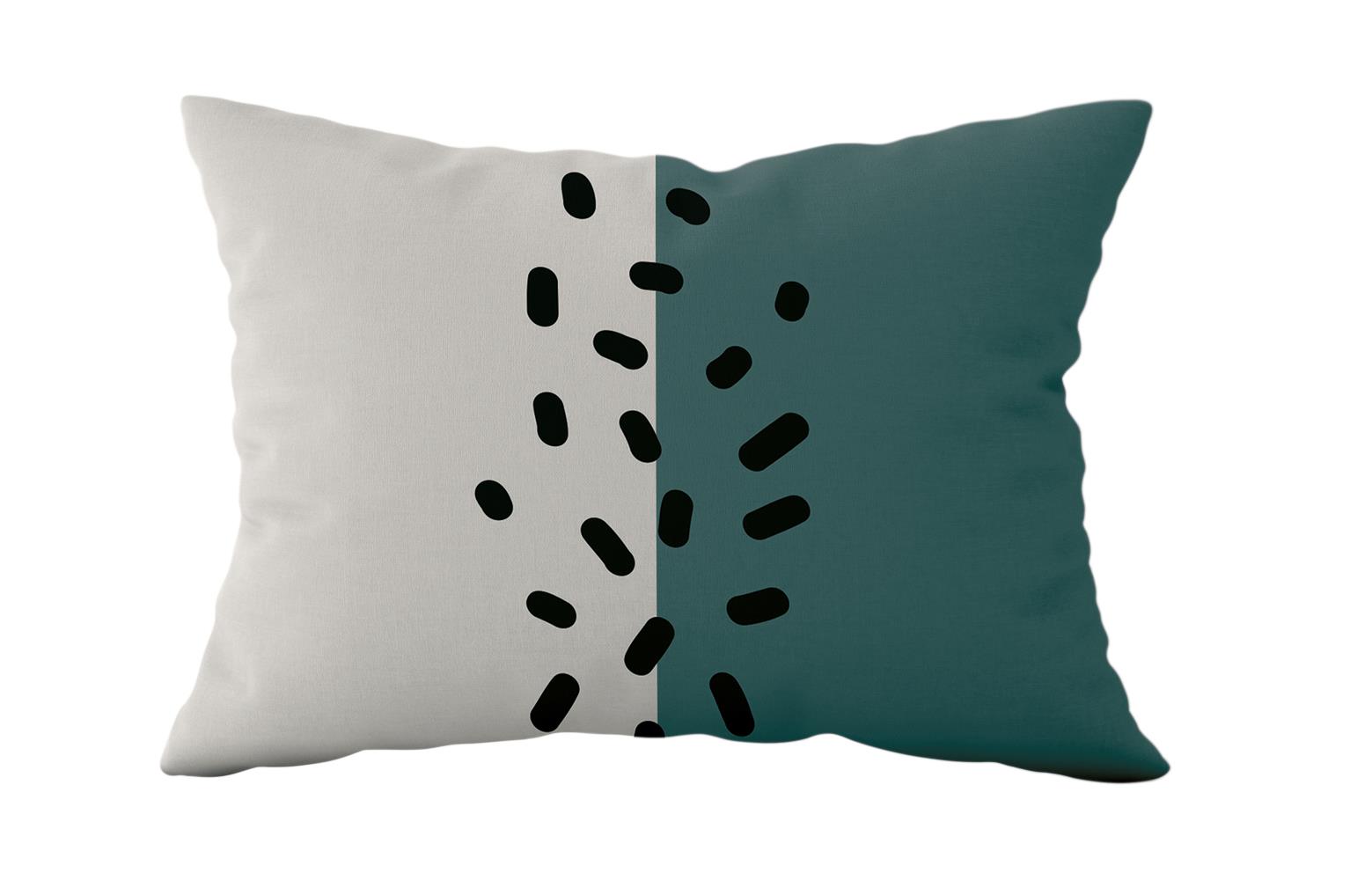 Evdek Çift Taraflı Dikdörtgen Kırlent Kılıf 2li Ds35