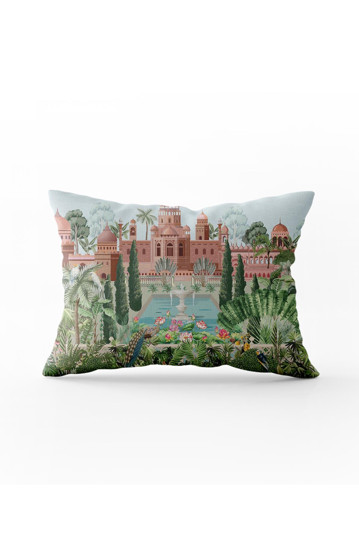 Evdek Çift Taraflı Dikdörtgen Kırlent Kılıfı TK45