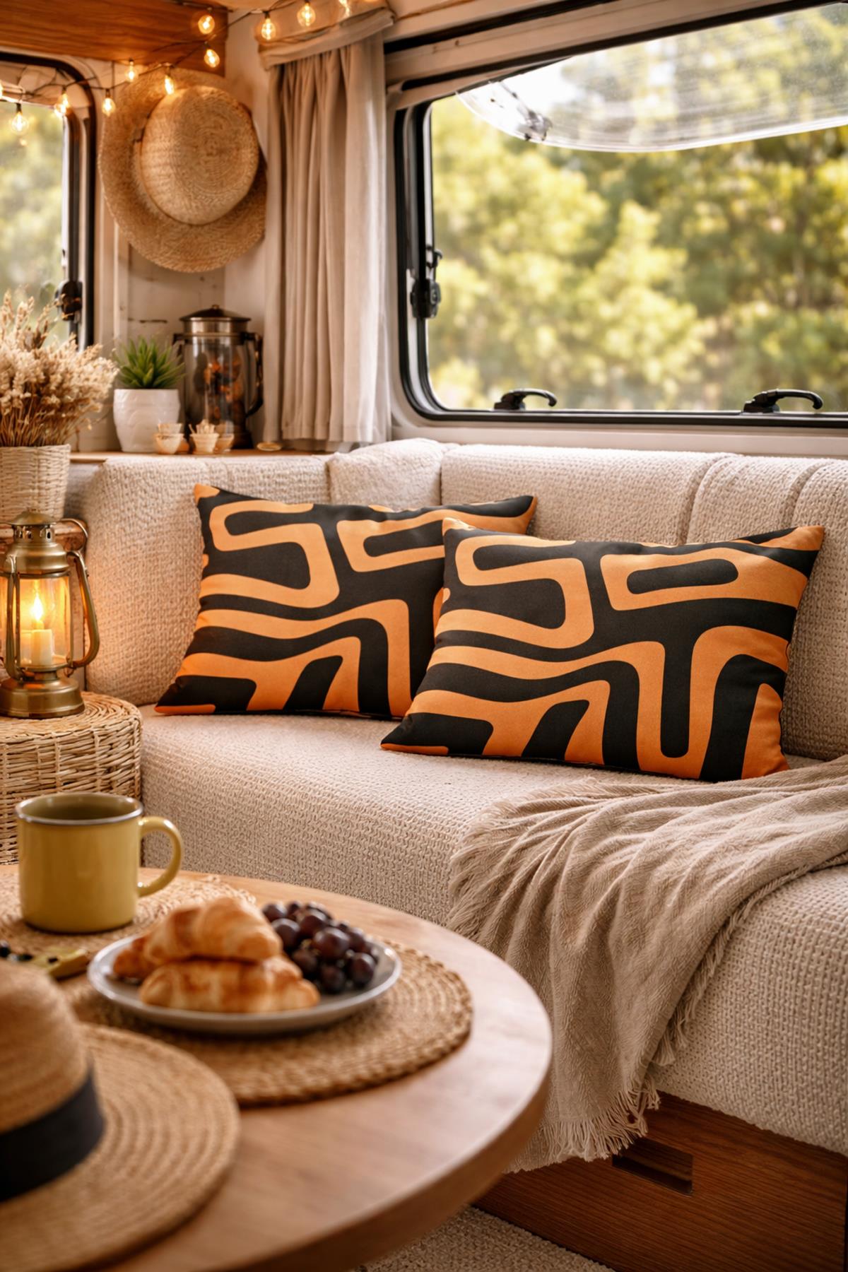 Evdek Çift Taraflı Dikdörtgen Kırlent Kılıf 2li Ds12