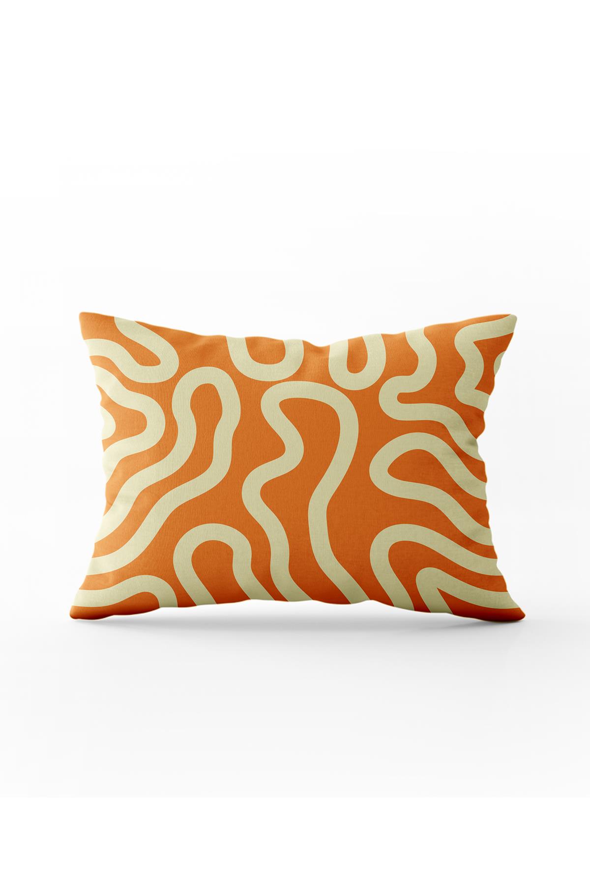 Evdek Çift Taraflı Dikdörtgen Kırlent Kılıfı TK39