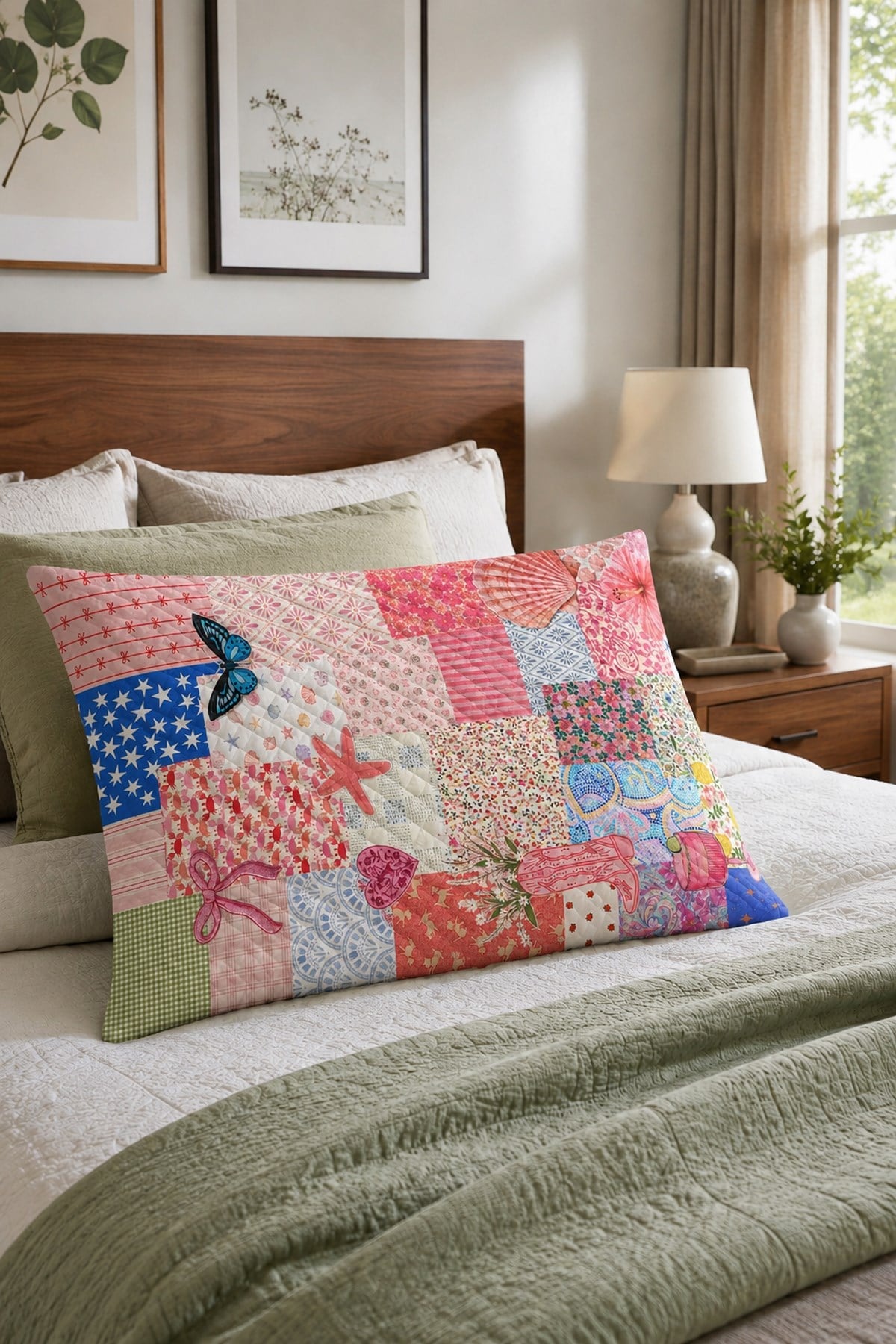 Evdek Dekoratif Kapitone Yastık Kılıfı 50x70 Cm 6ETD9
