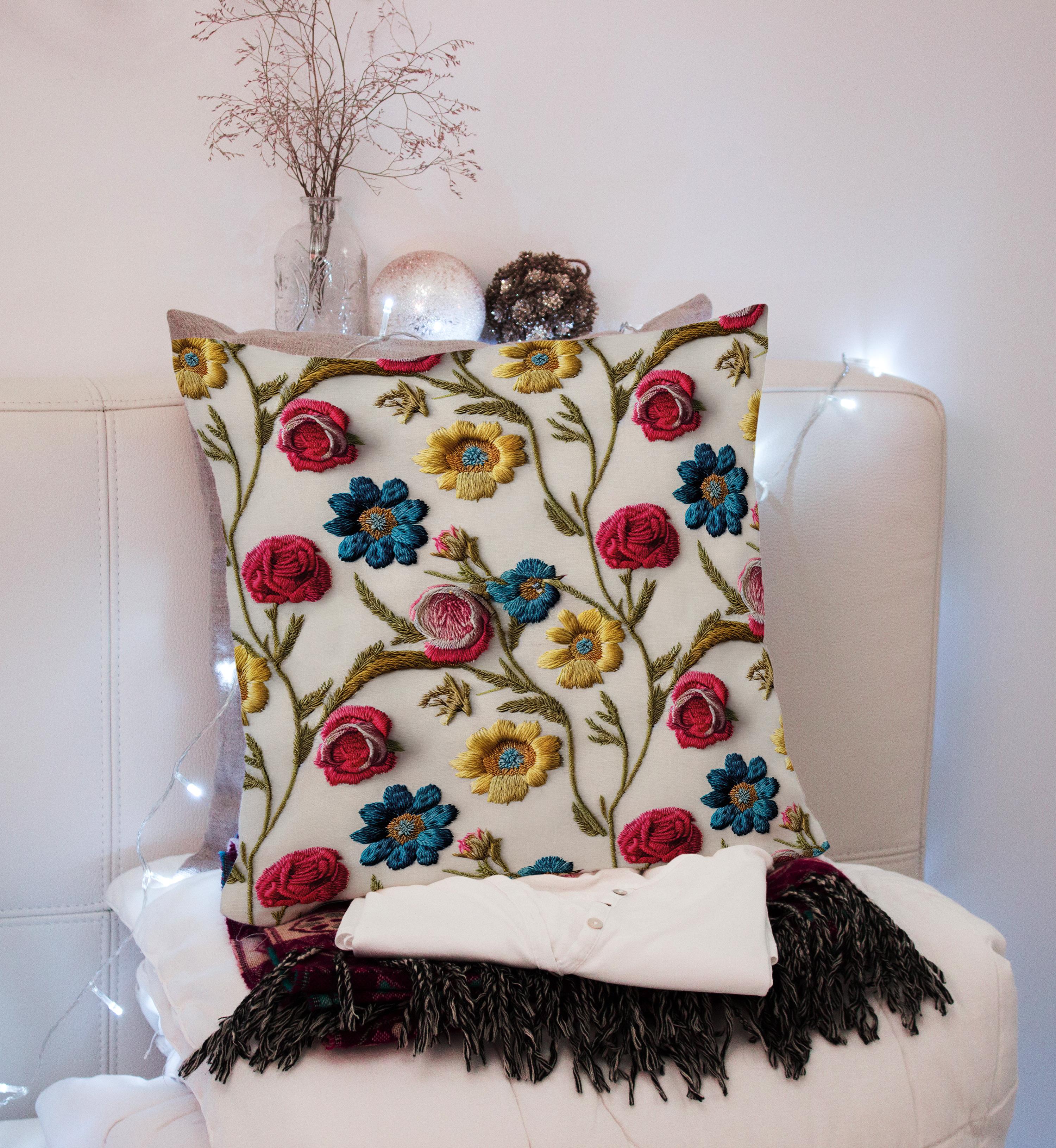 Evdek Embroidery Ds9 Dijital Baskılı Kırlent Kılıfı