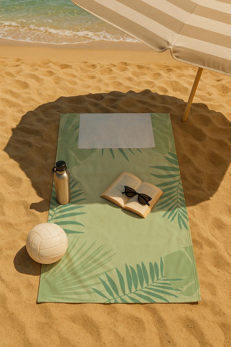 Evdek Exotic Plaj Havlulu Plaj Çantası 35x40 Cm