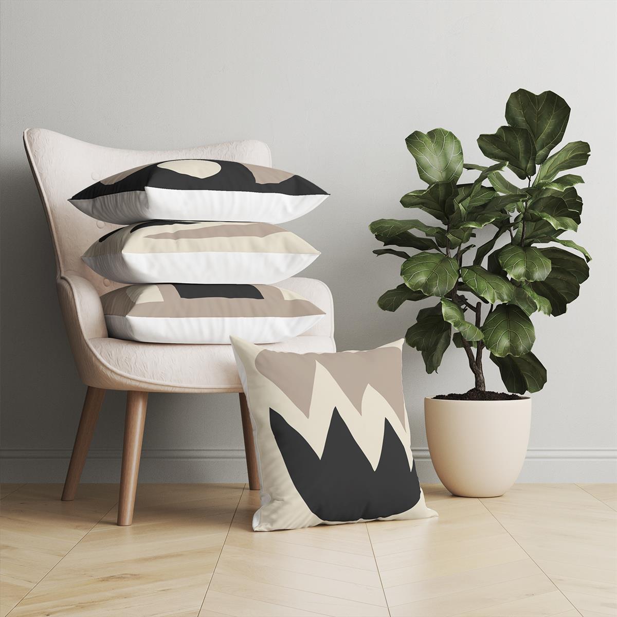 Evdek Geometric 4lü Kırlent Kılıfı Ds34