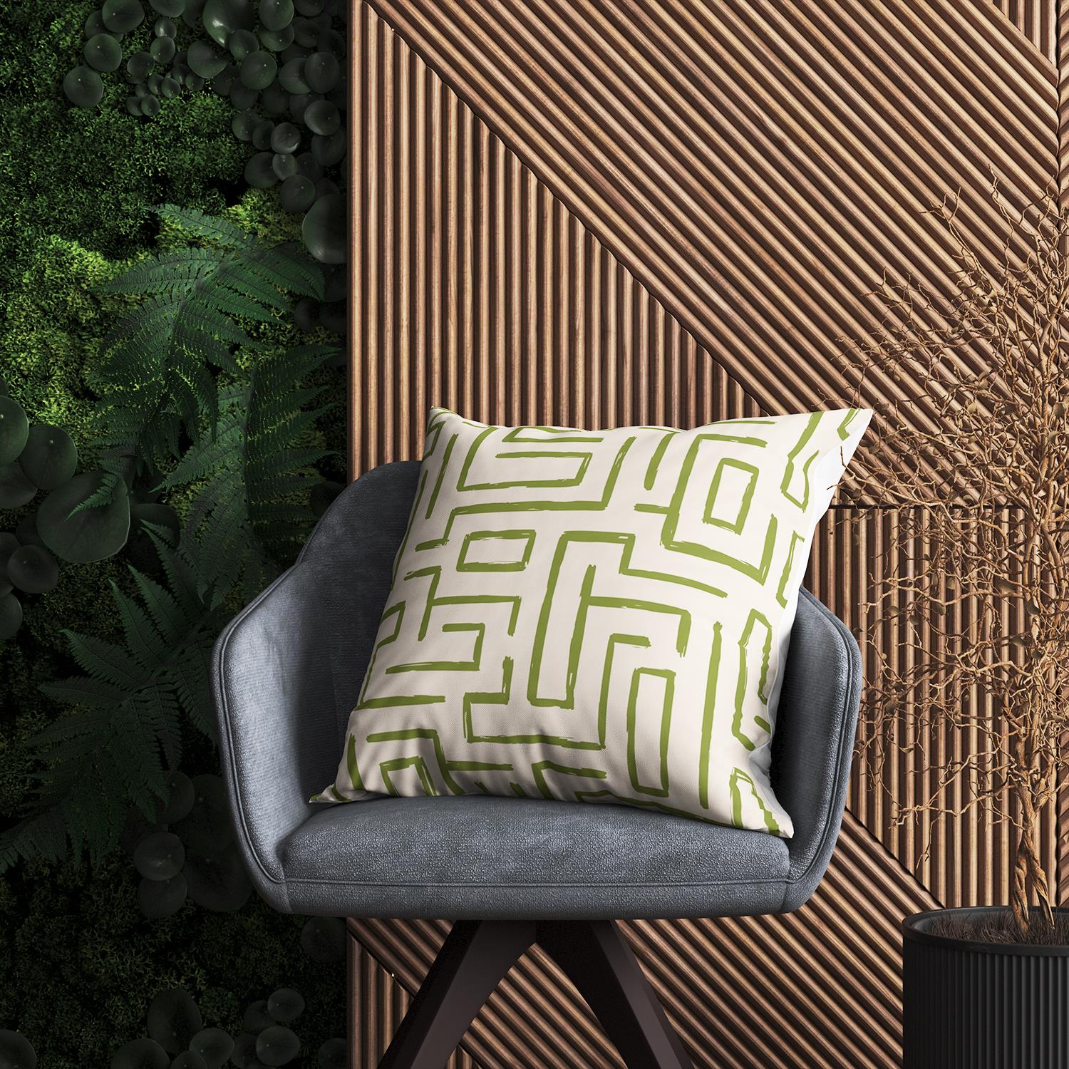 Evdek Geometric Kırlent Kılıfı Ds83
