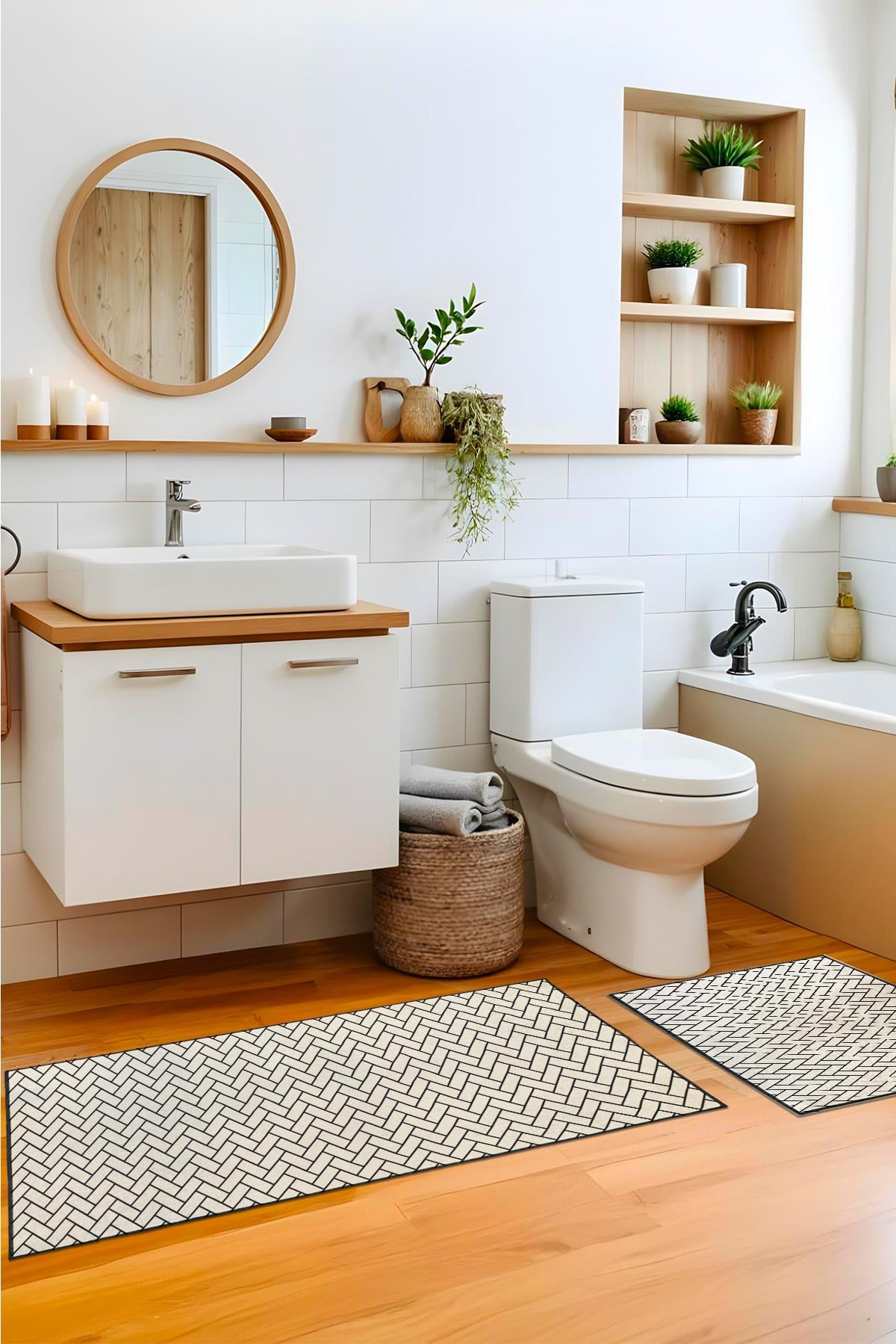 Evdek Leeward 2li Banyo Paspas Takım