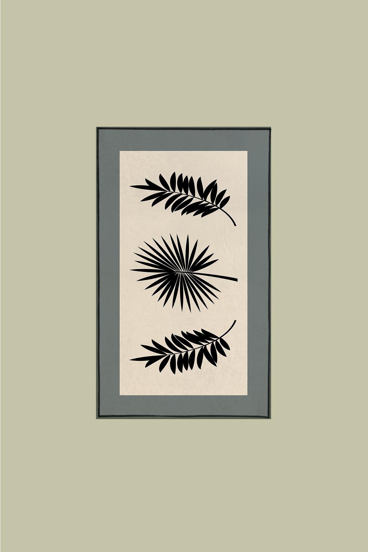 Evdek Palm 2li Banyo Paspas Takım