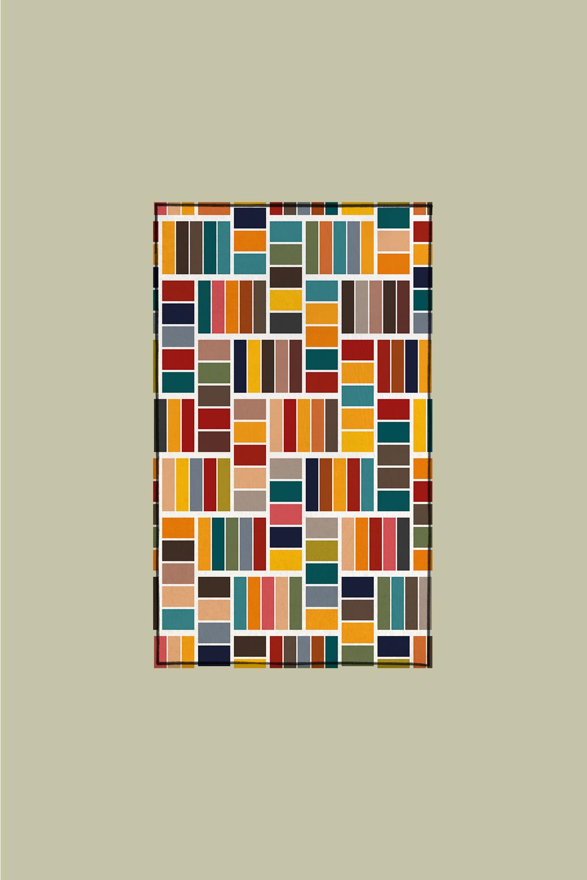 Evdek Patchwork 2li Banyo Paspas Takım