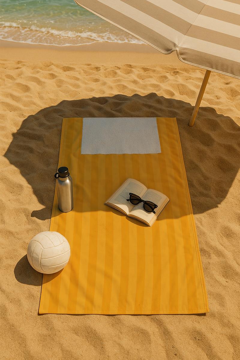 Evdek Sunny Plaj Havlulu Plaj Çantası 35x40 Cm