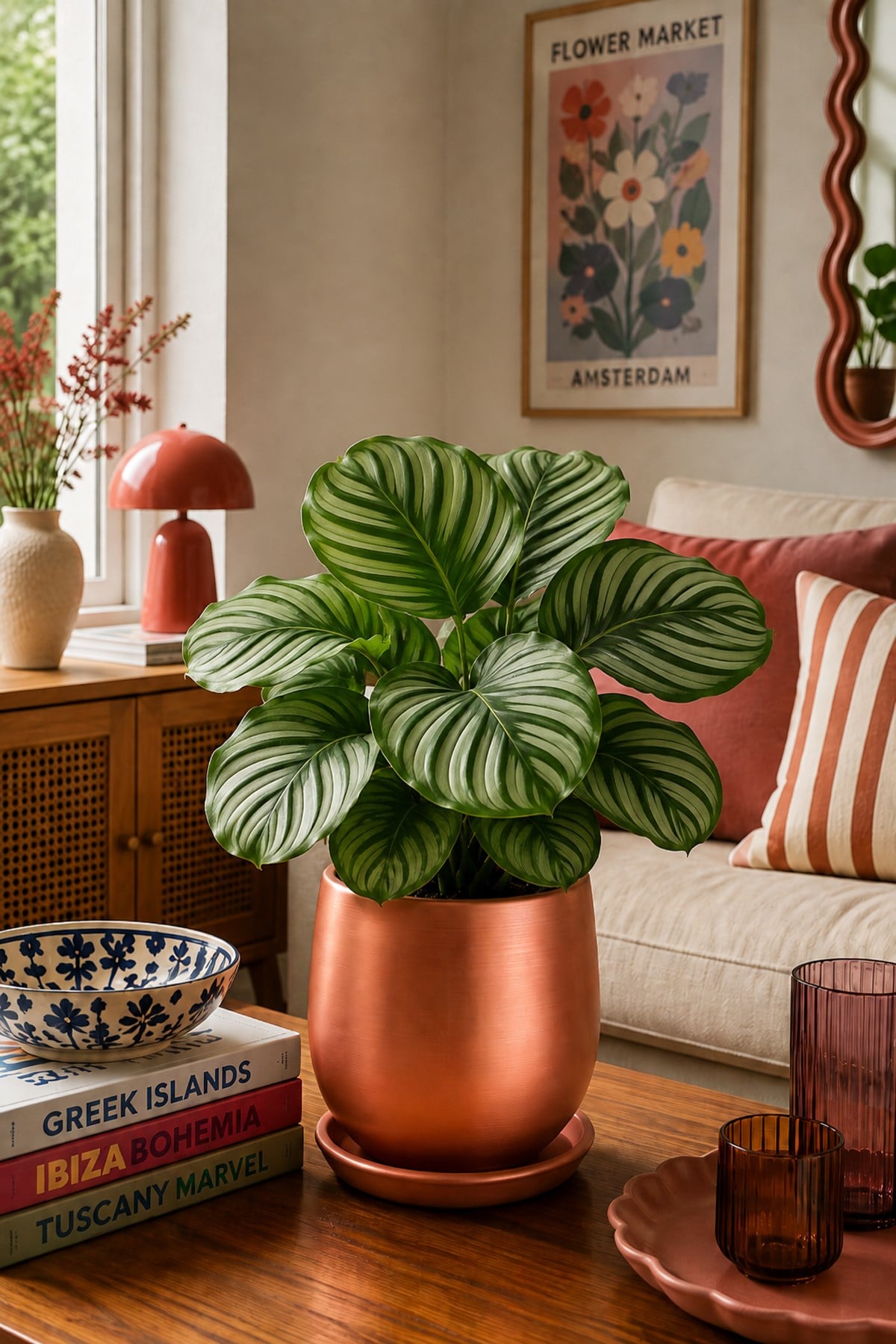 Evdek Tabaklı Armut Bronz Çömlek Saksı 24x20 Cm - 7055463