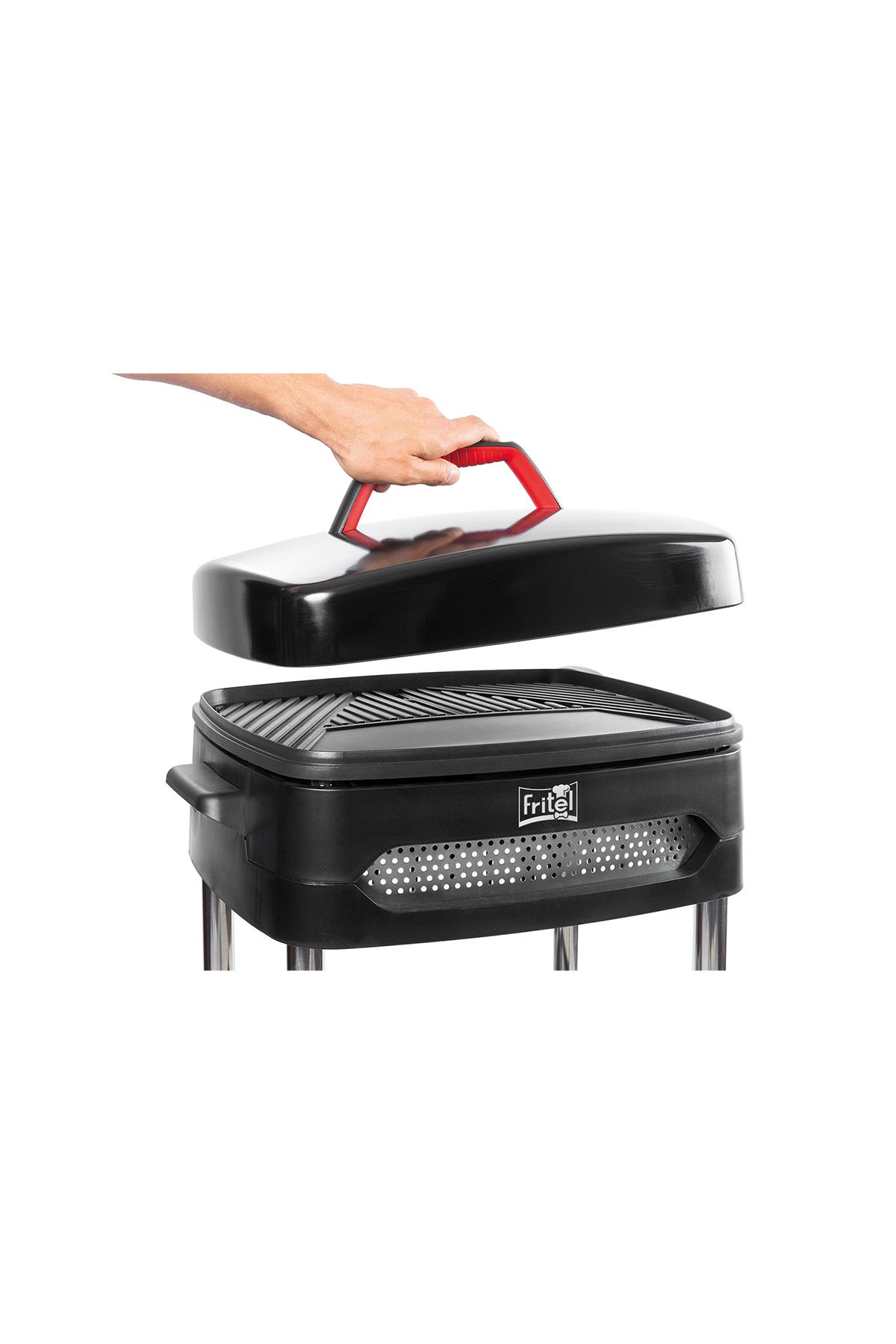 Fritel Ayaklı & Kapaklı Elektrik Barbekü 2000W