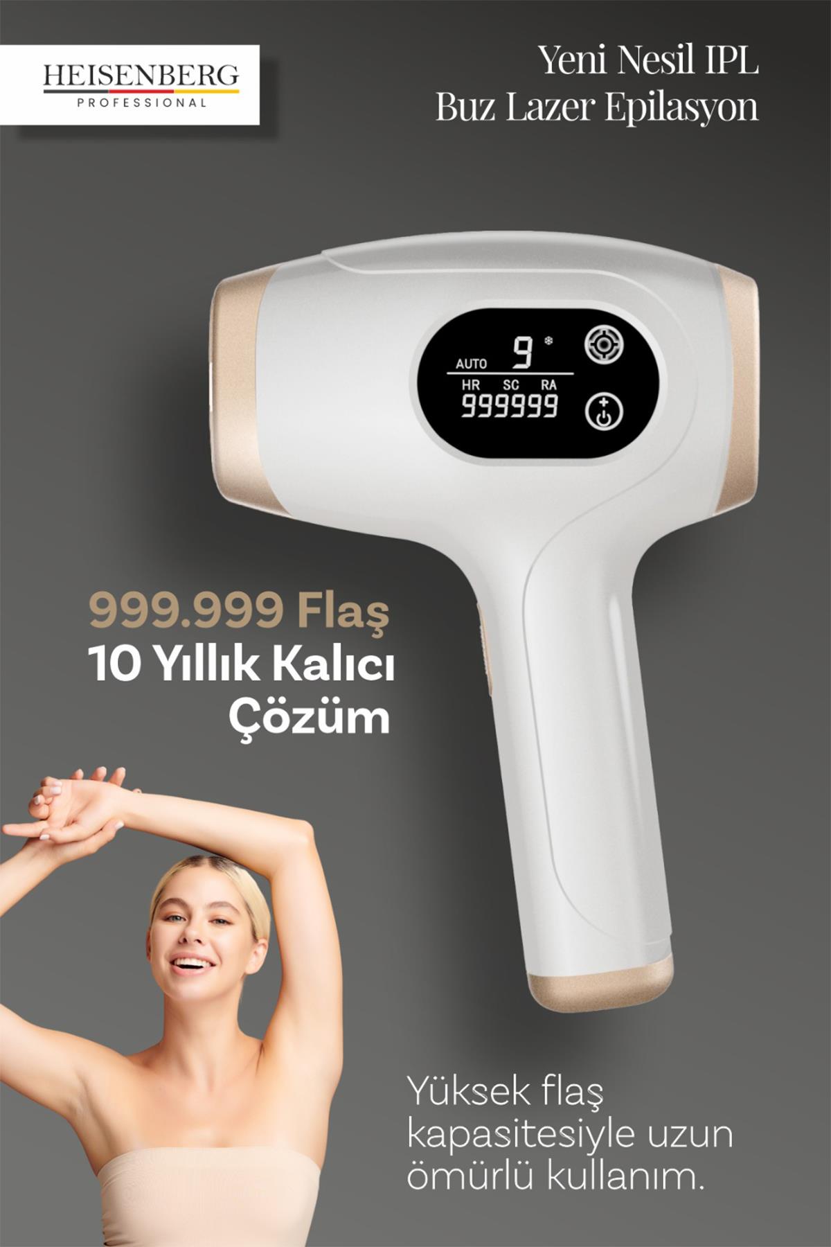 Heisenberg IPL Lazer Epilasyon Cihazı