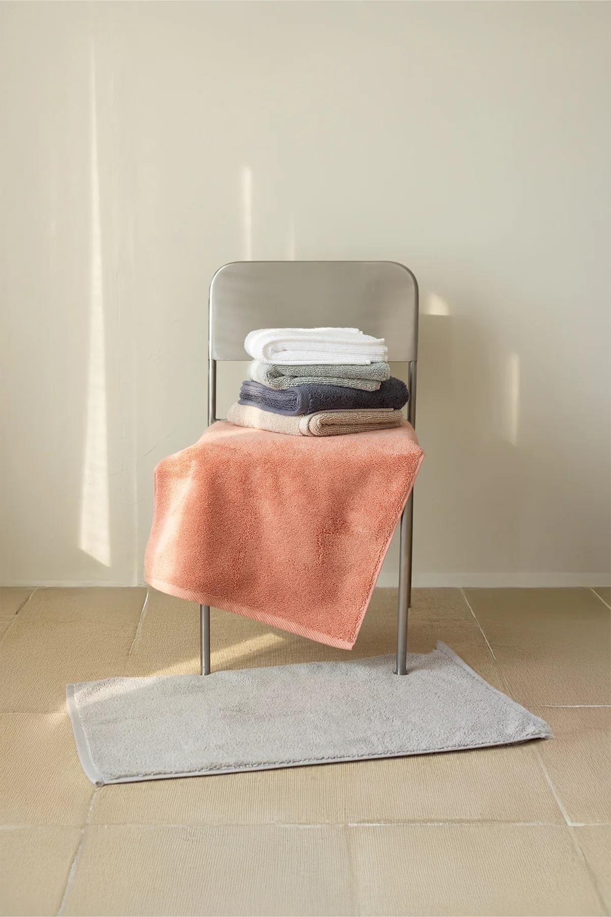 İrya Alba Havlu Banyo Paspası Somon 50x80 Cm