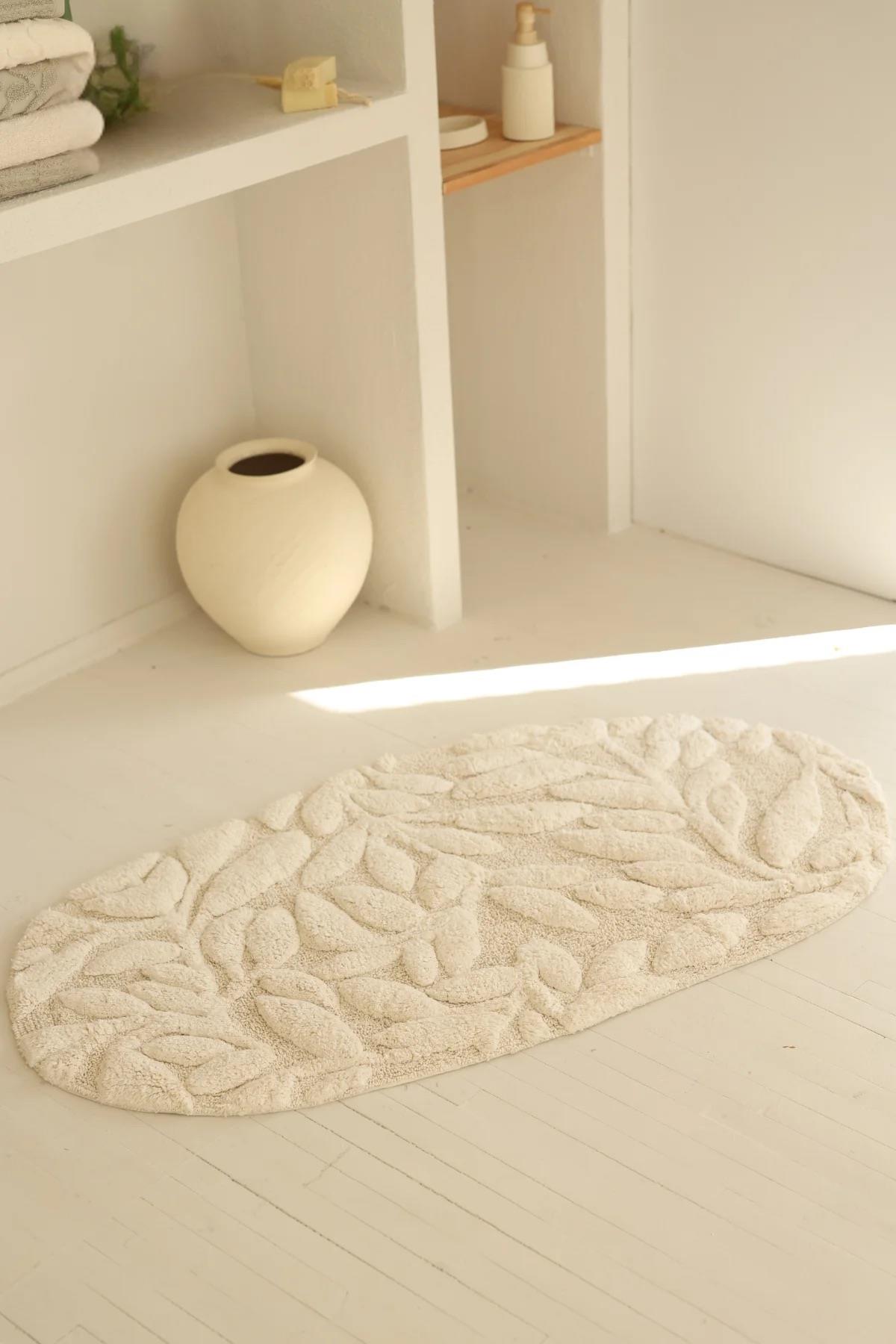 İrya Allesi Banyo Paspası Ekru 65x115 Cm