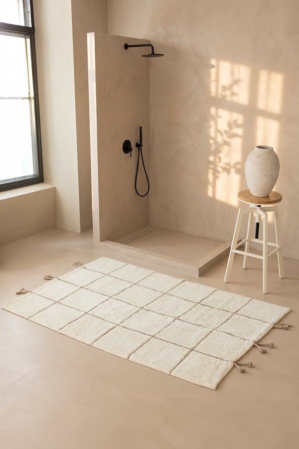 İrya Elani Banyo Paspası Bej 100x150 Cm