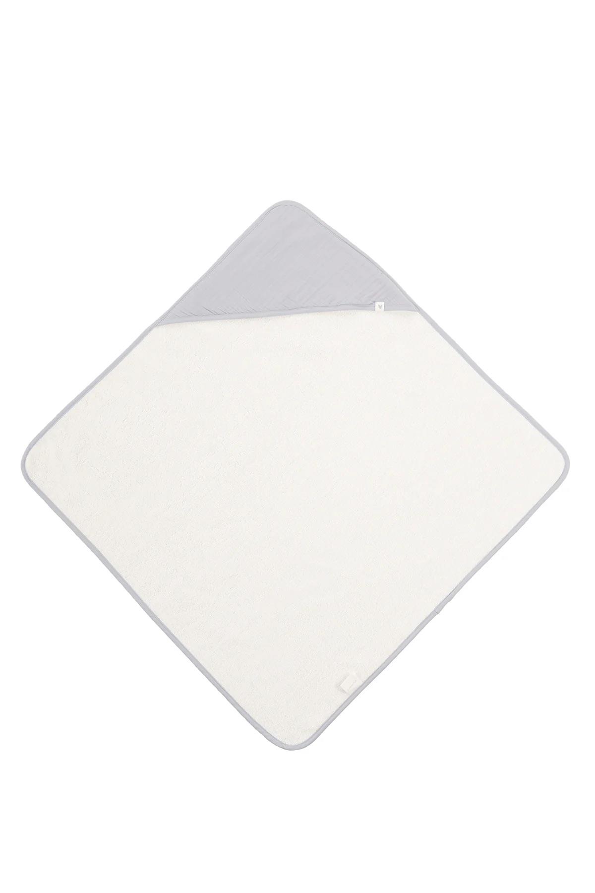 İrya Joy Of Colors Organik Pamuk Müslin Kundak Gri 75x75 Cm