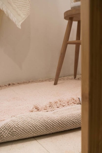 İrya Lora Banyo Paspası Pembe 90x90 Cm
