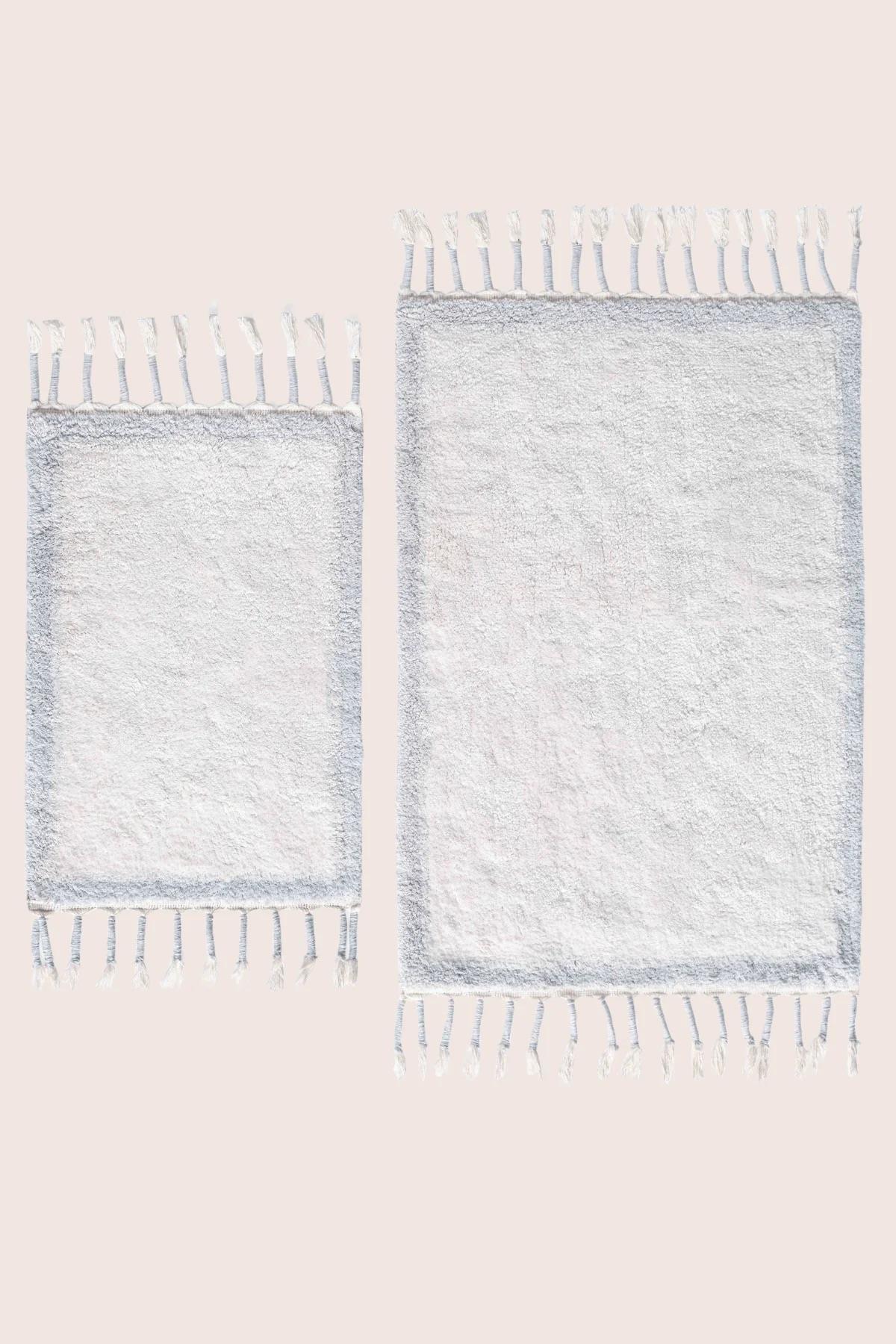 İrya Root Banyo Paspası Buz Mavi 40x60+60x90 Cm