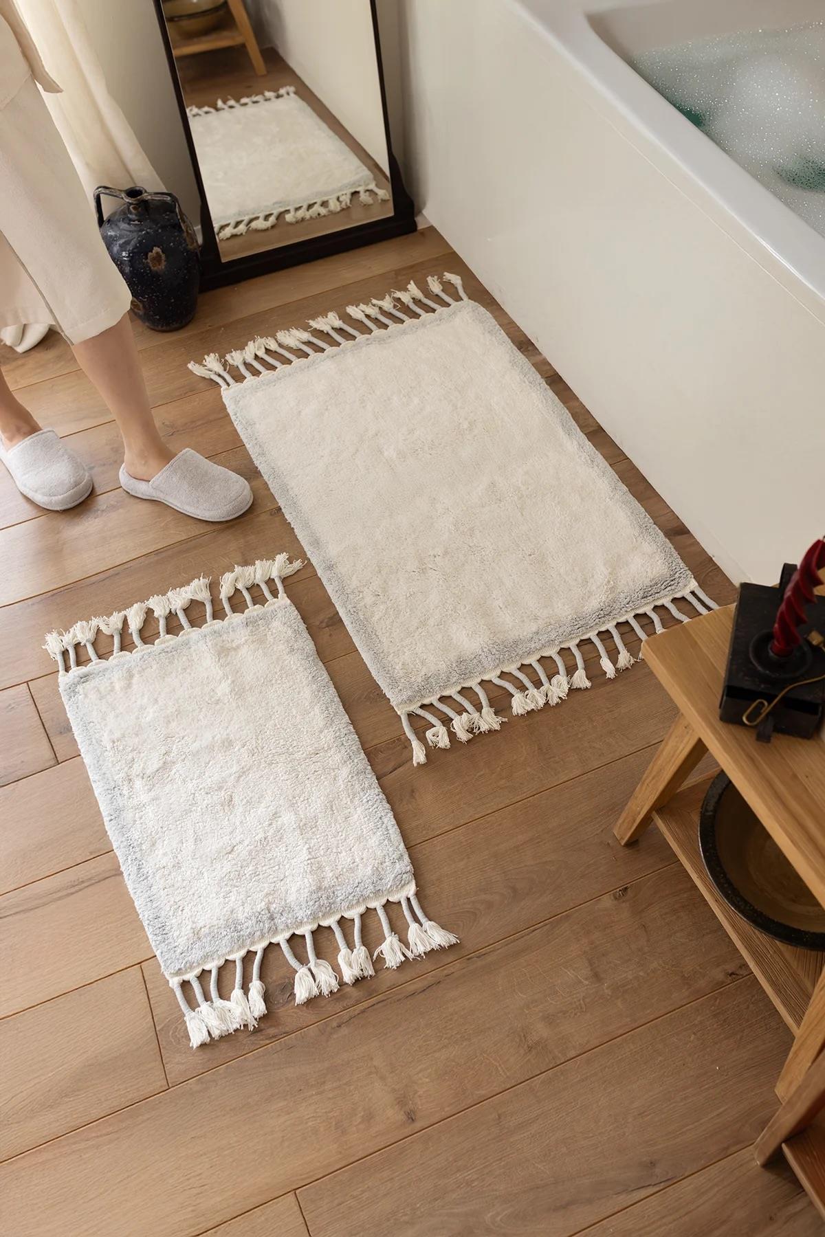 İrya Root Banyo Paspası Buz Mavi 40x60+60x90 Cm