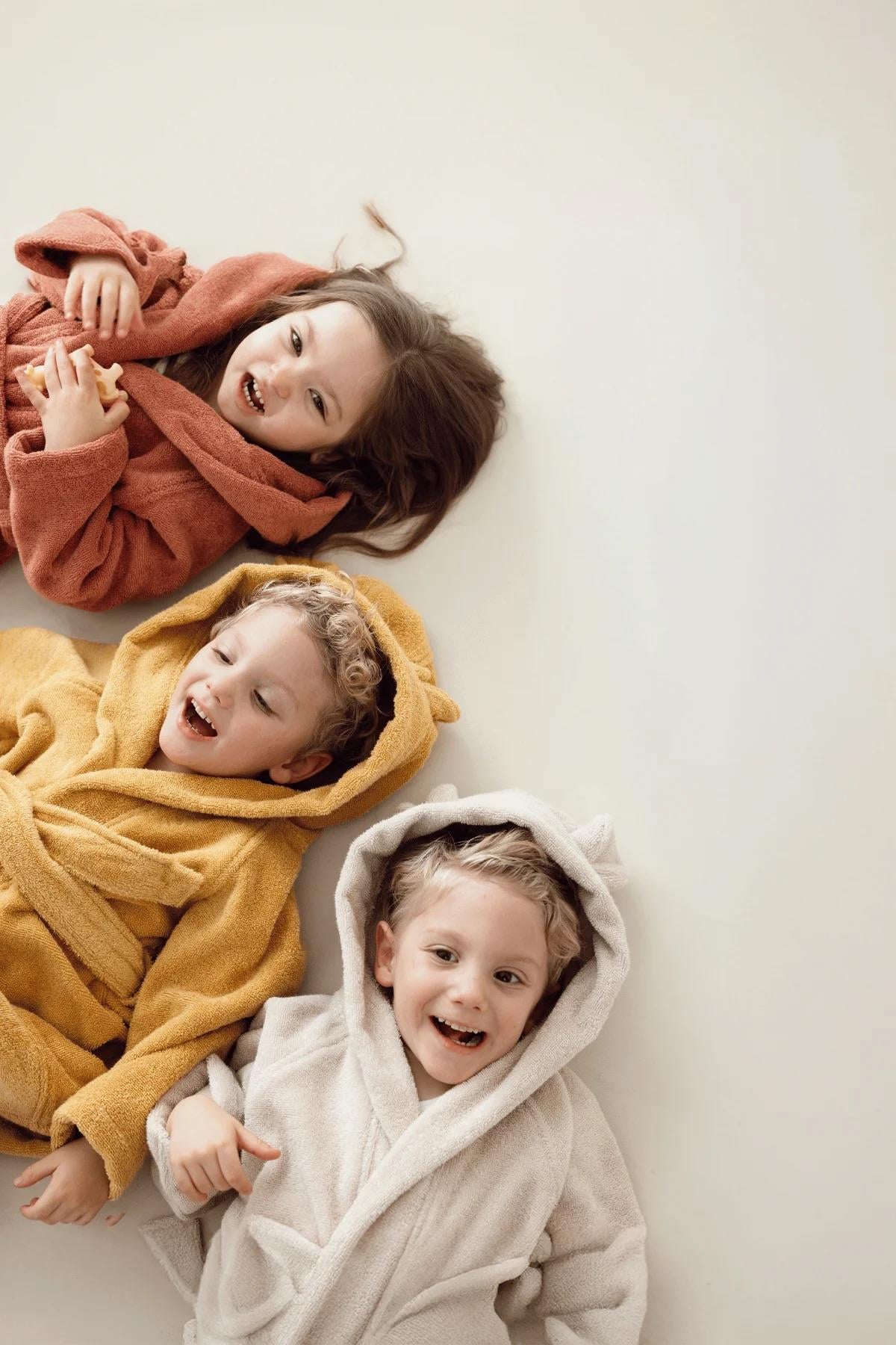 İrya Tiny Bear Organik Pamuklu Çocuk Bornuzu Sarı 2-3 Yaş