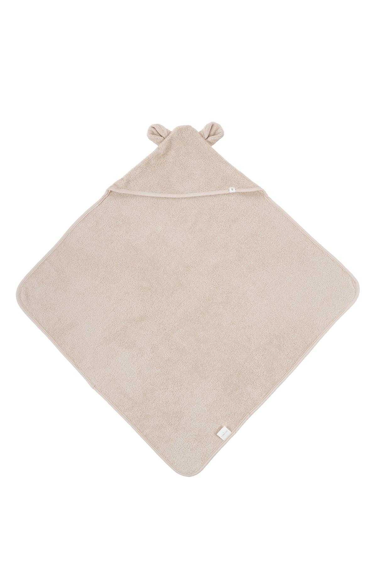 İrya Tiny Bear Organik Pamuklu Kundak Bej 75x75 Cm